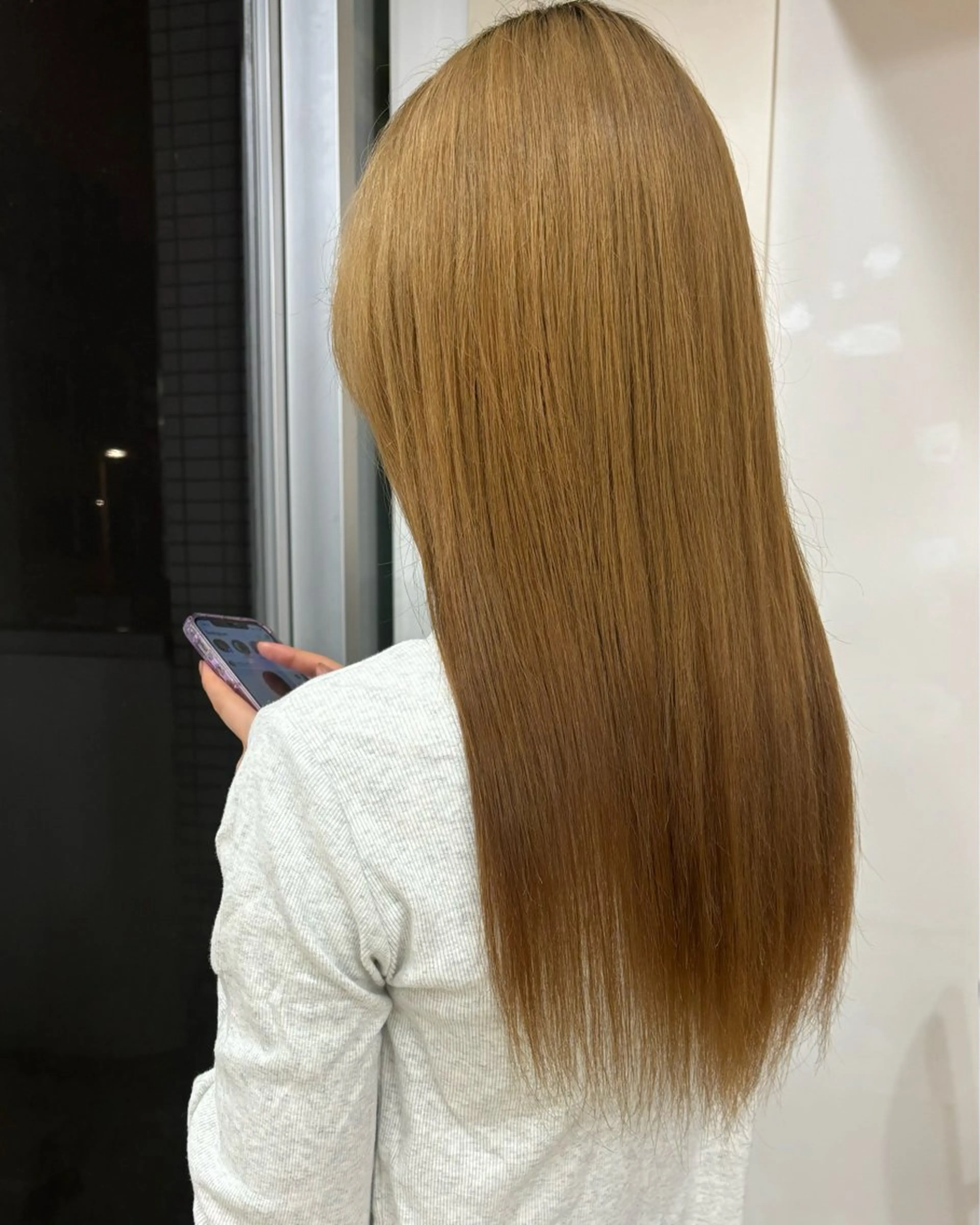 ロング カットモデル募集中 👗青木静香のヘアスタイル