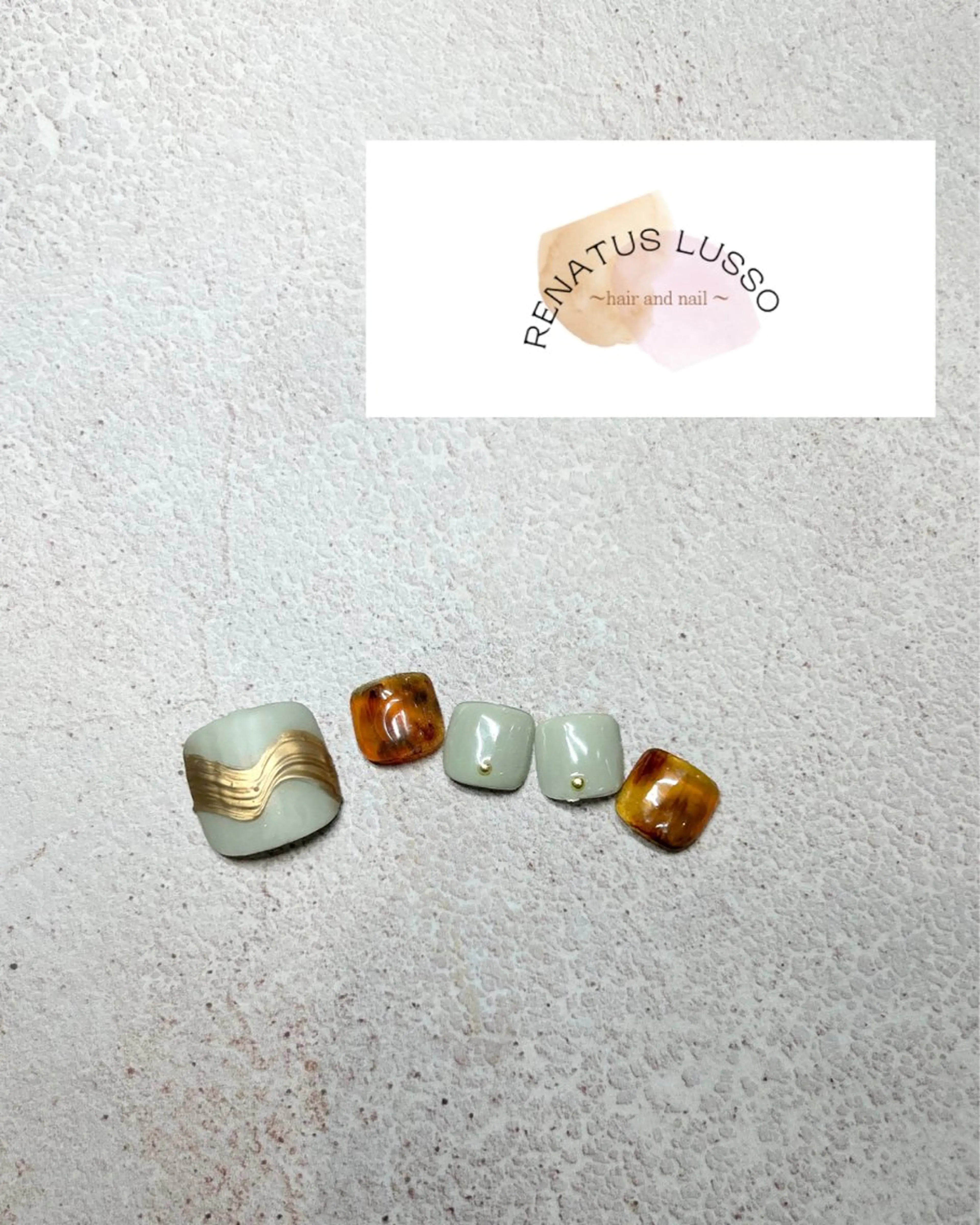 🐾フット🫧定額ネイル🫧（オフ＋500円）の写真