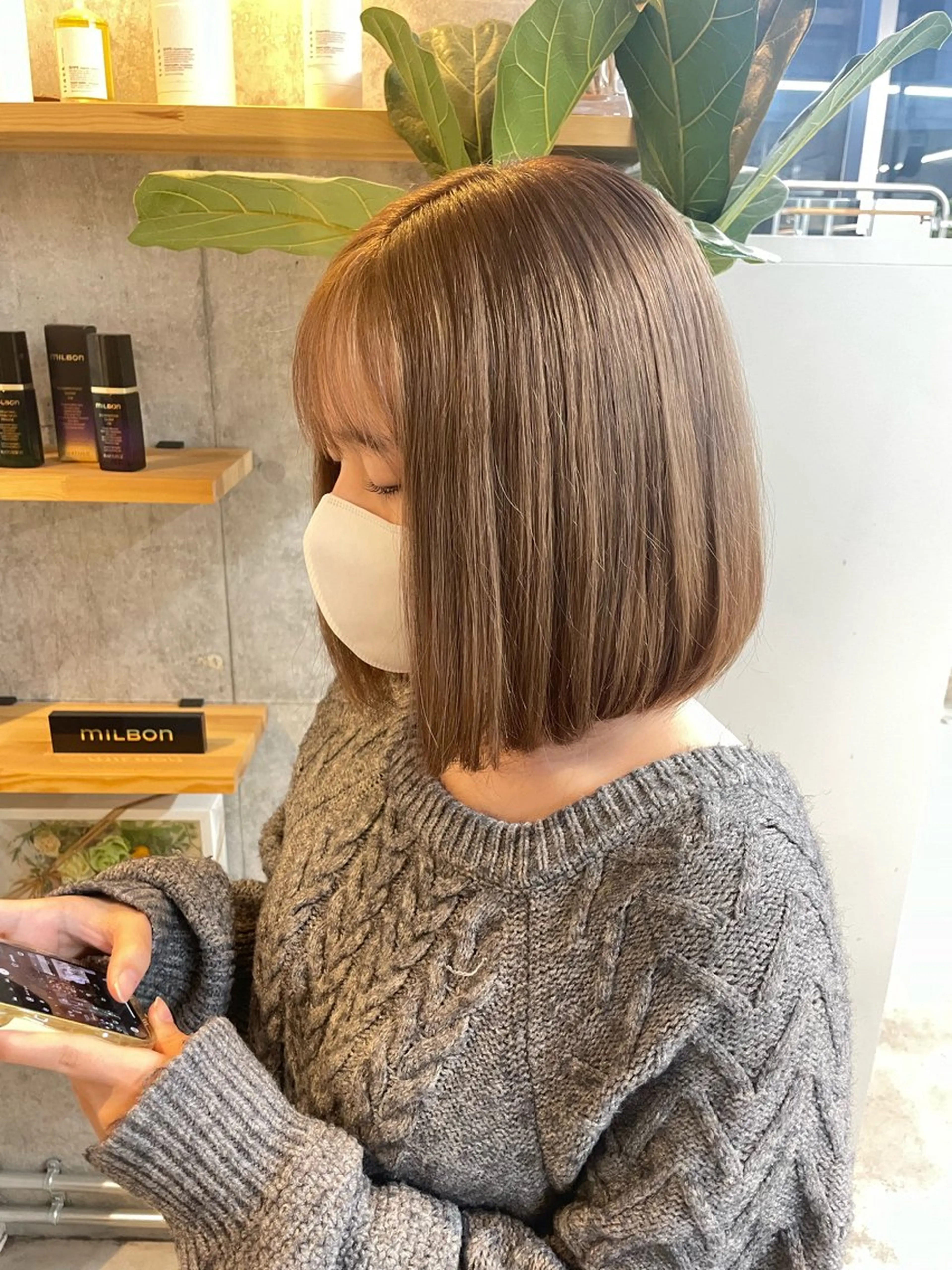 ショート カラー ヘアカラー トリートメント KOTOMI .のヘアスタイル