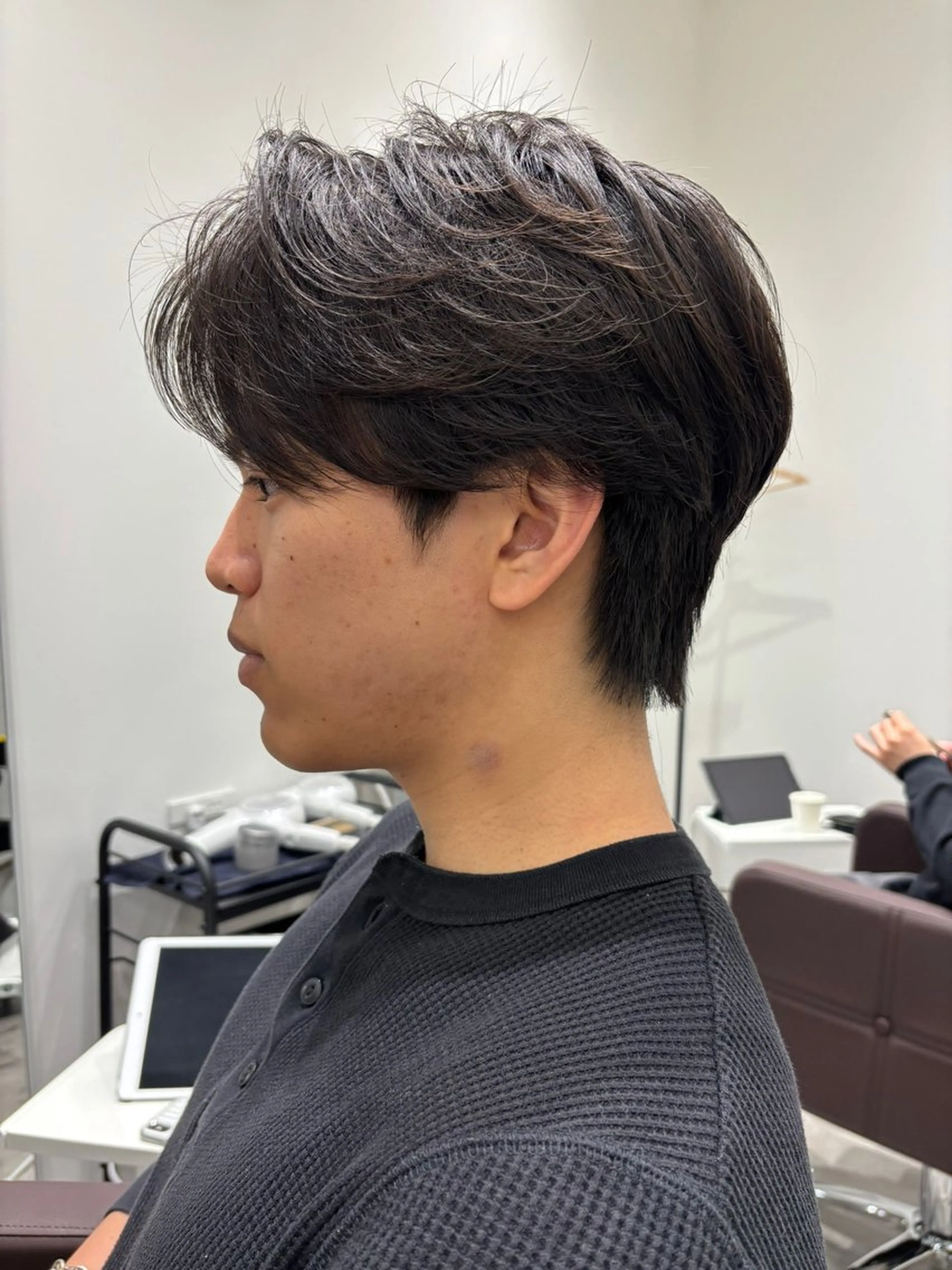 メンズ カット kalm所属・横浜/センターパート /takumiのヘアスタイル