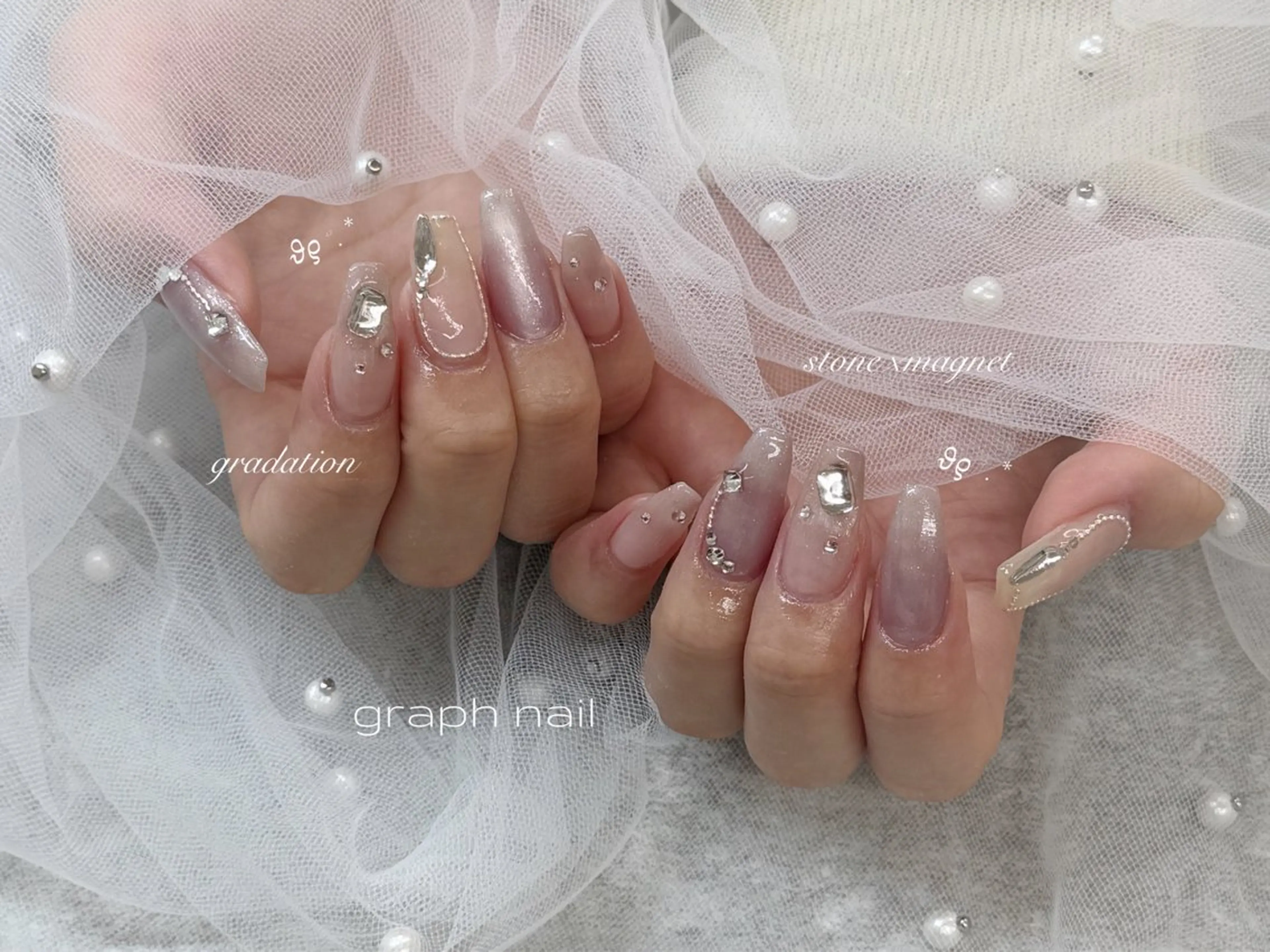 ネイル ハンドネイル graph nail【グラフ ネイル】所属・graphnail‪ ‪‪❤︎‬manaのネイルデザイン