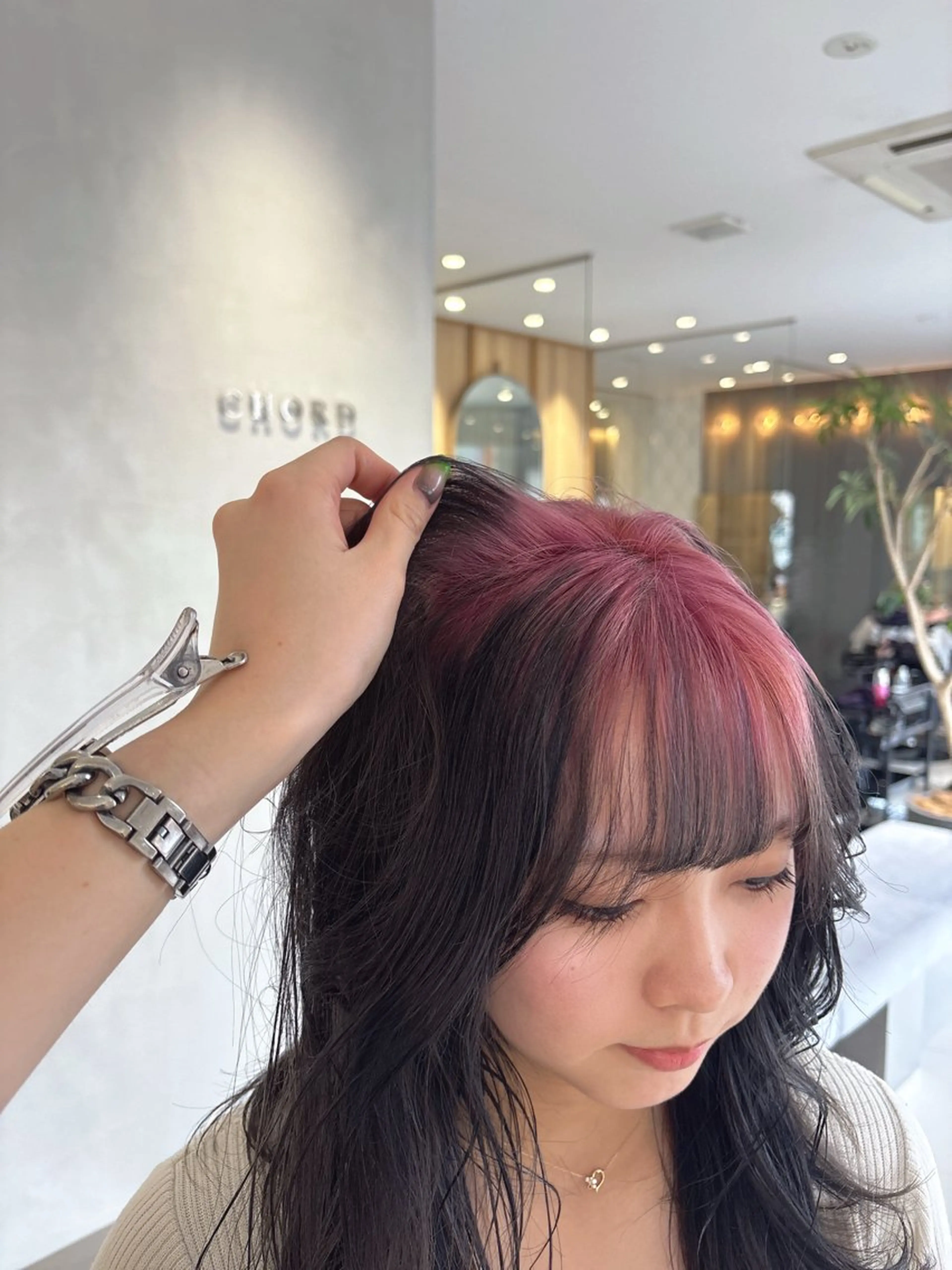 ミディアム カラー ヘアカラー Rena ,のヘアスタイル