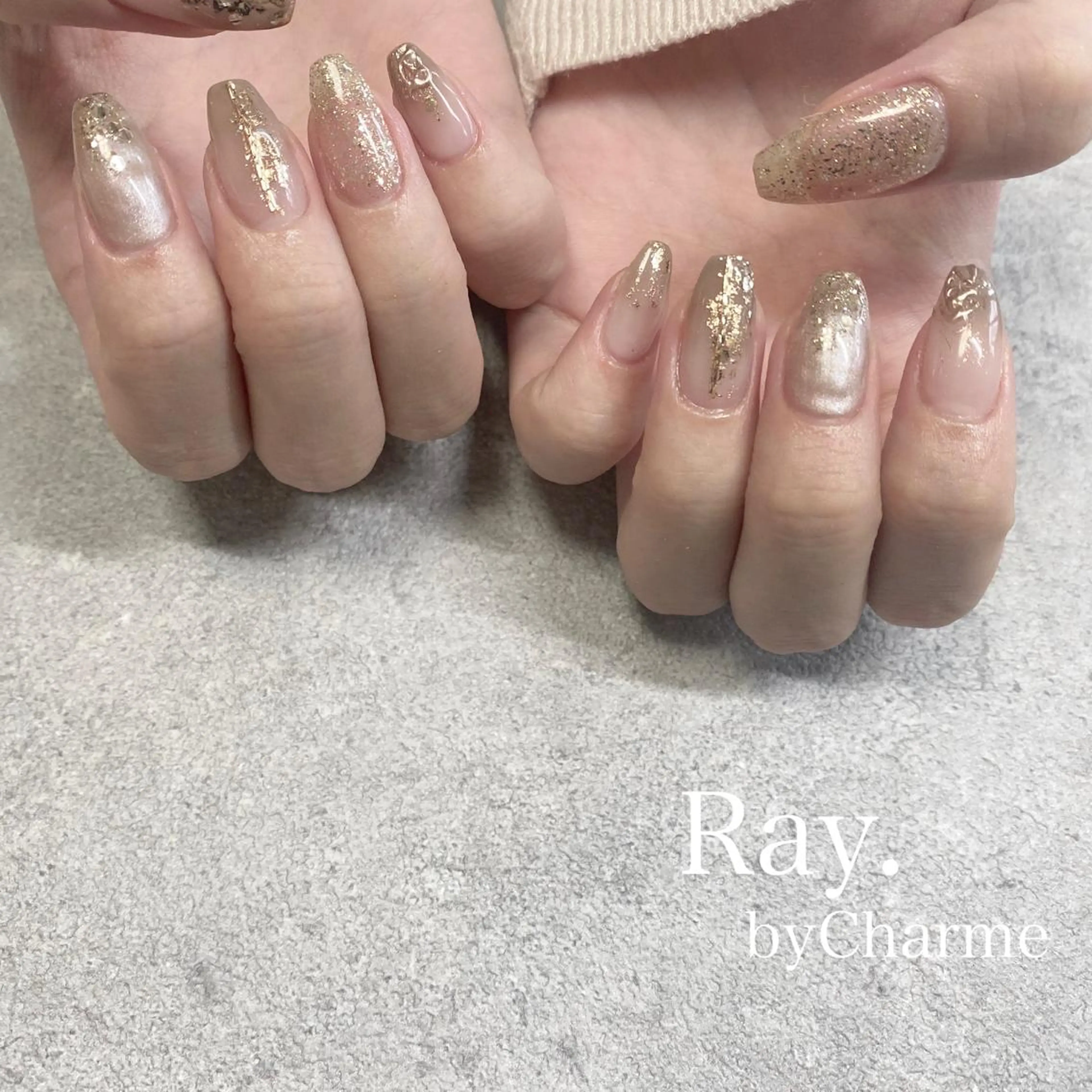 ネイル Ray. /綺麗目ニュアンスのネイルデザイン