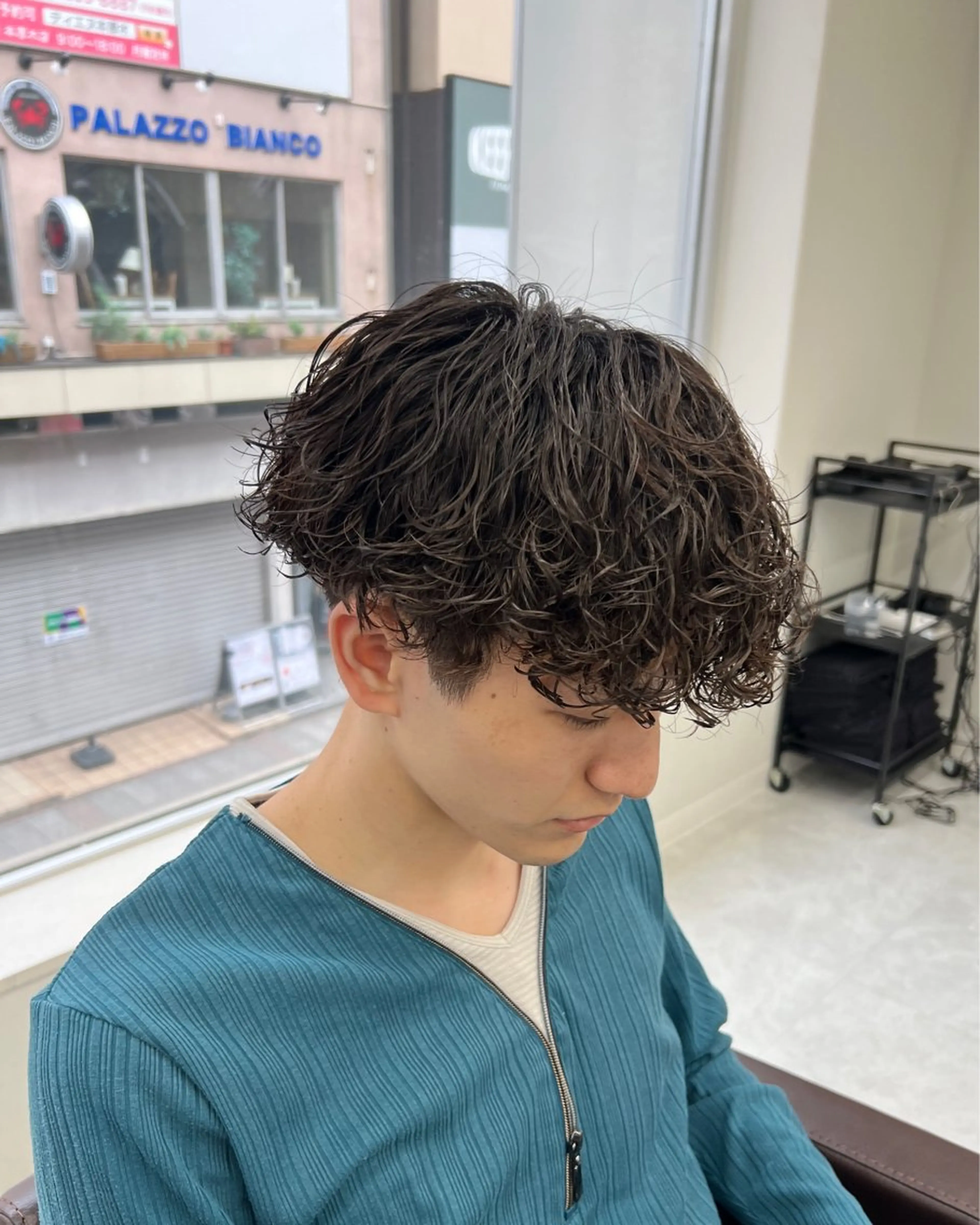 パーマ カット パーマ トリートメント ヘッドスパ ヘアセット シャドウパーマ/ メンズ/KENTAのヘアスタイル