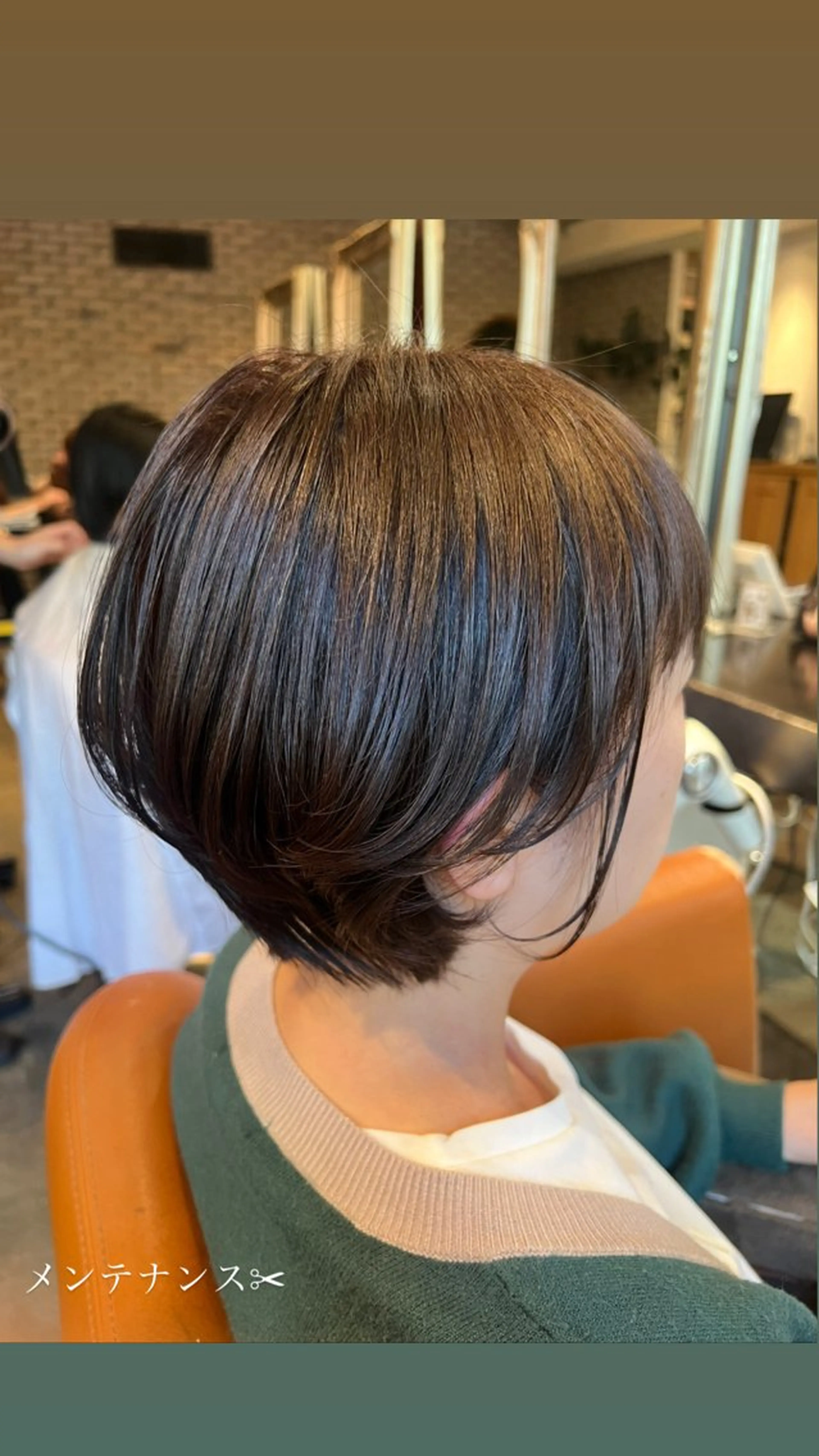 ショート ショートレイヤー レイヤーカット ショートヘア 銀座/ダブルカラー/ レイヤーカット/高梨のヘアスタイル