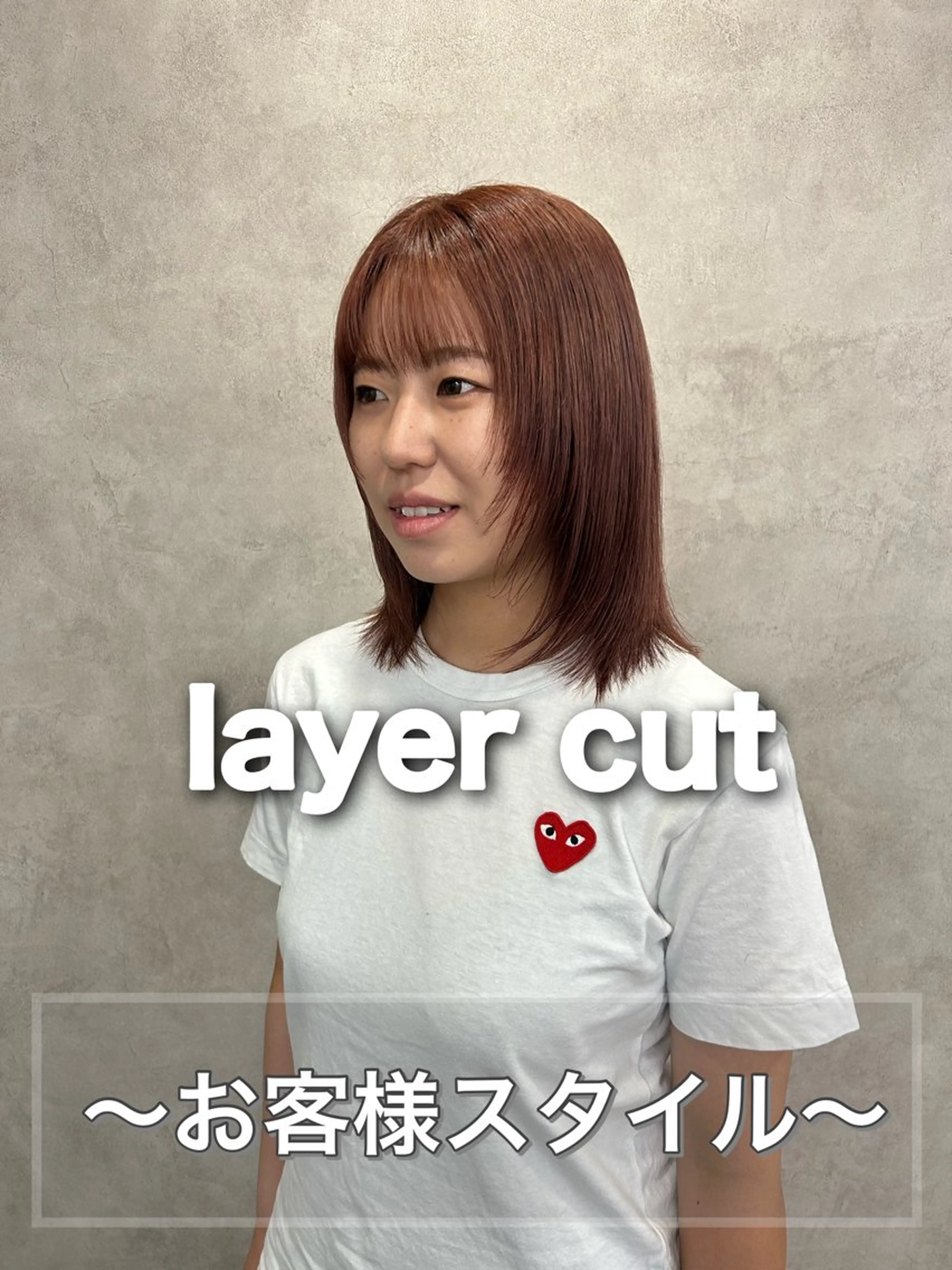ミディアム カラー 切りっぱなしボブ 透明感カラー デザインカラー ハイライトカラー ハイトーンカラー 🌹古川暁 髪質改善縮毛矯正🌹のヘアスタイル