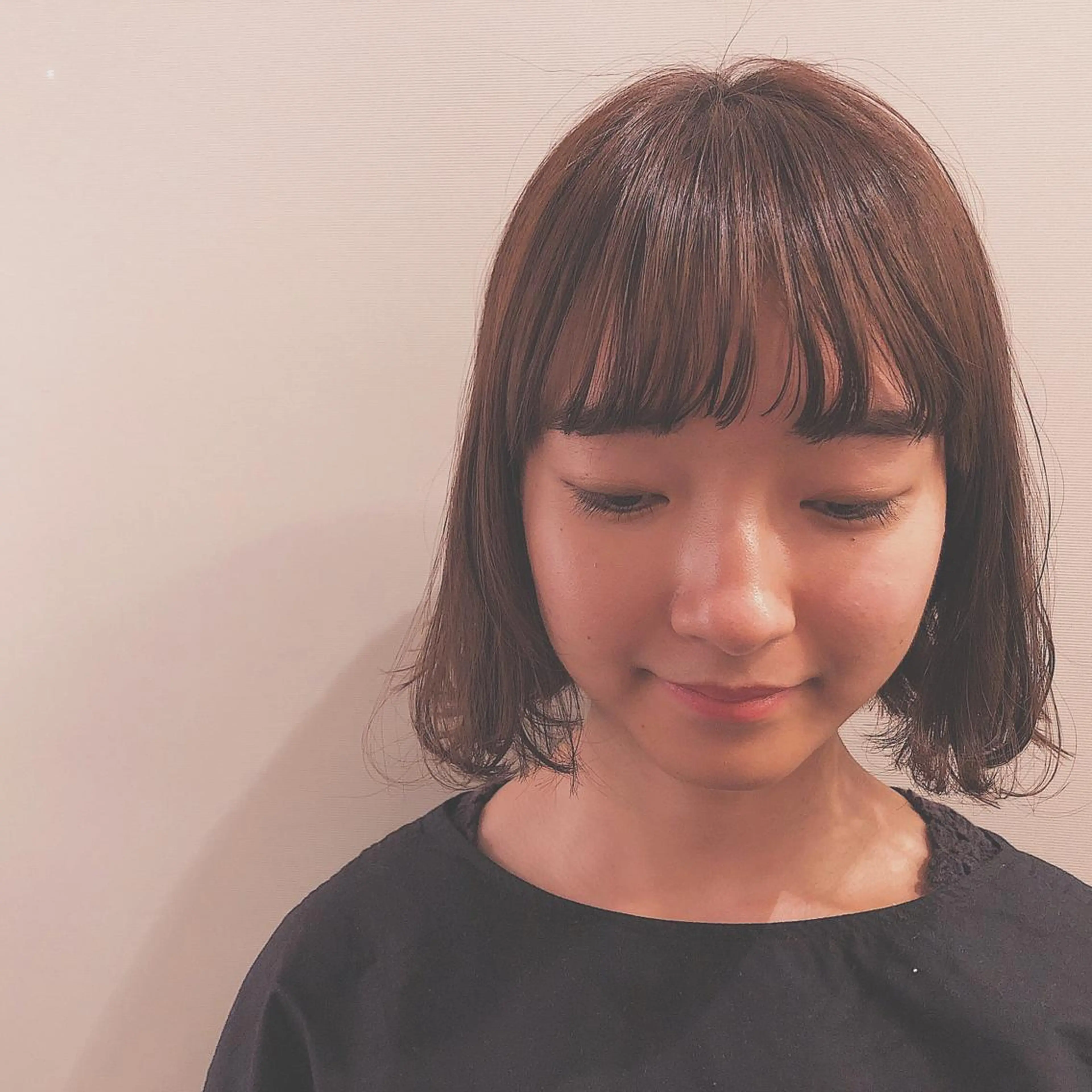 ショート カラー パーマ 土屋かすみ✁︎. ꙳ 姫カットのヘアスタイル