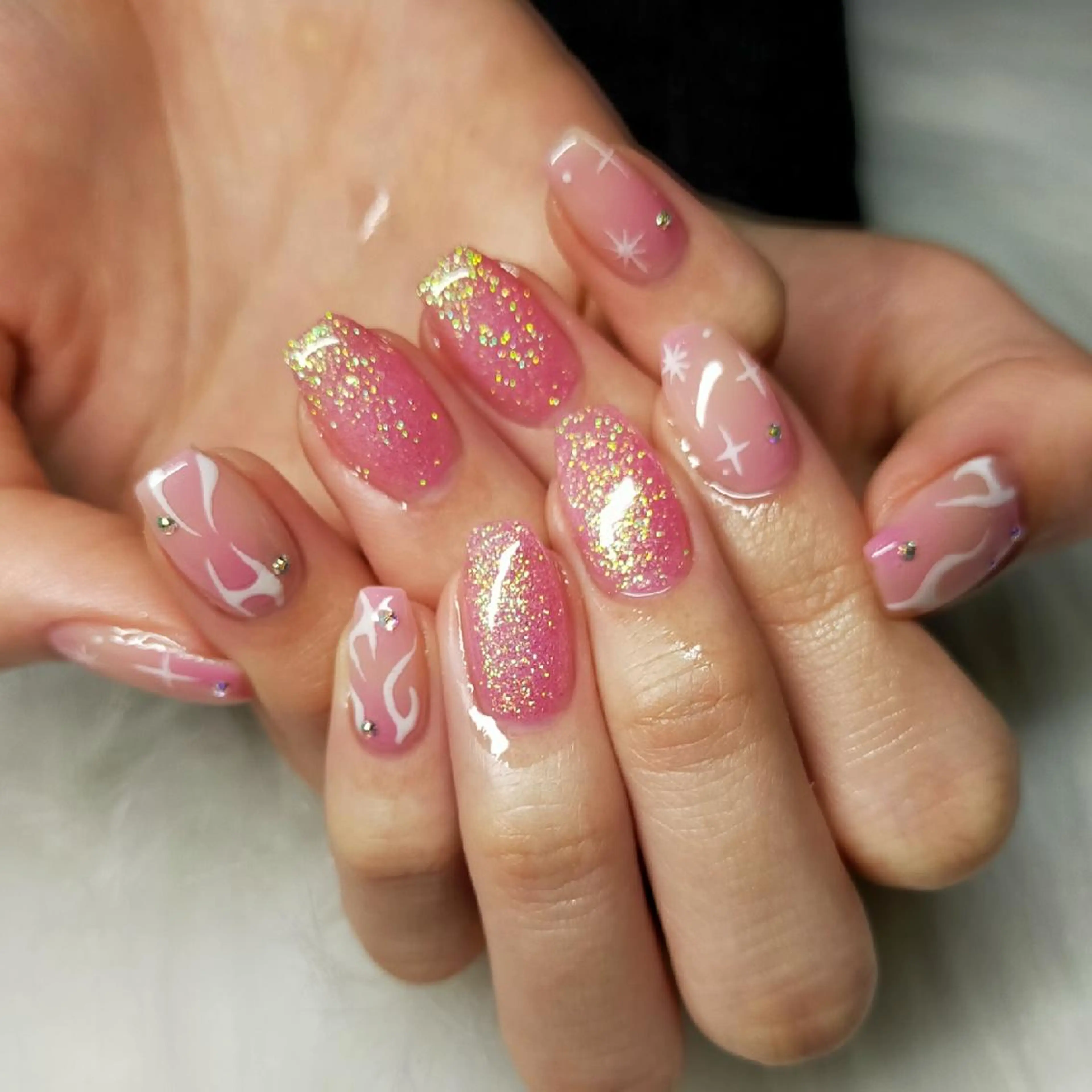 セミロング ハンドネイル Beaute Pure_Mのネイルデザイン