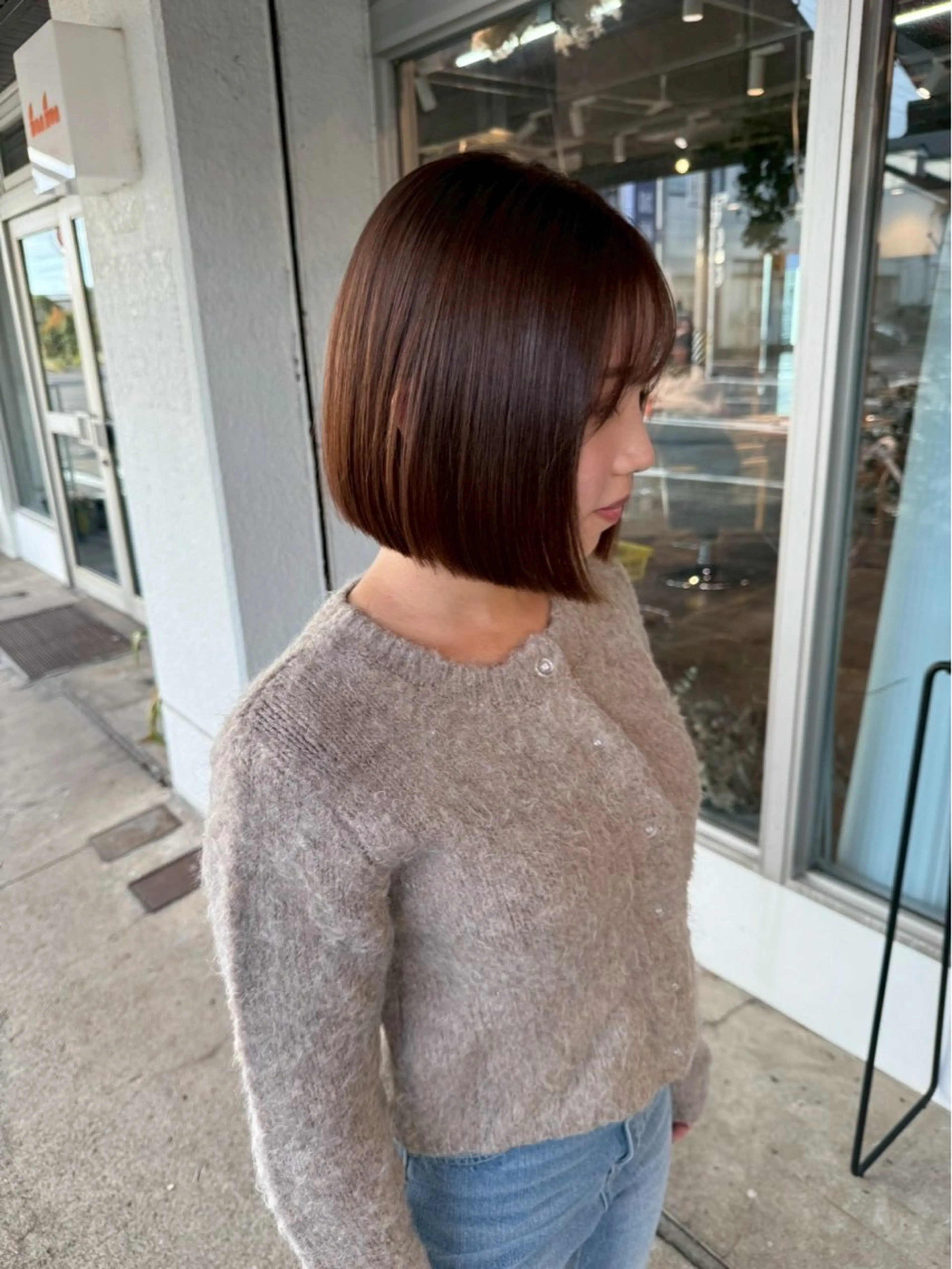 ショート aimu/レイヤー/ カラー/髪質改善のヘアスタイル