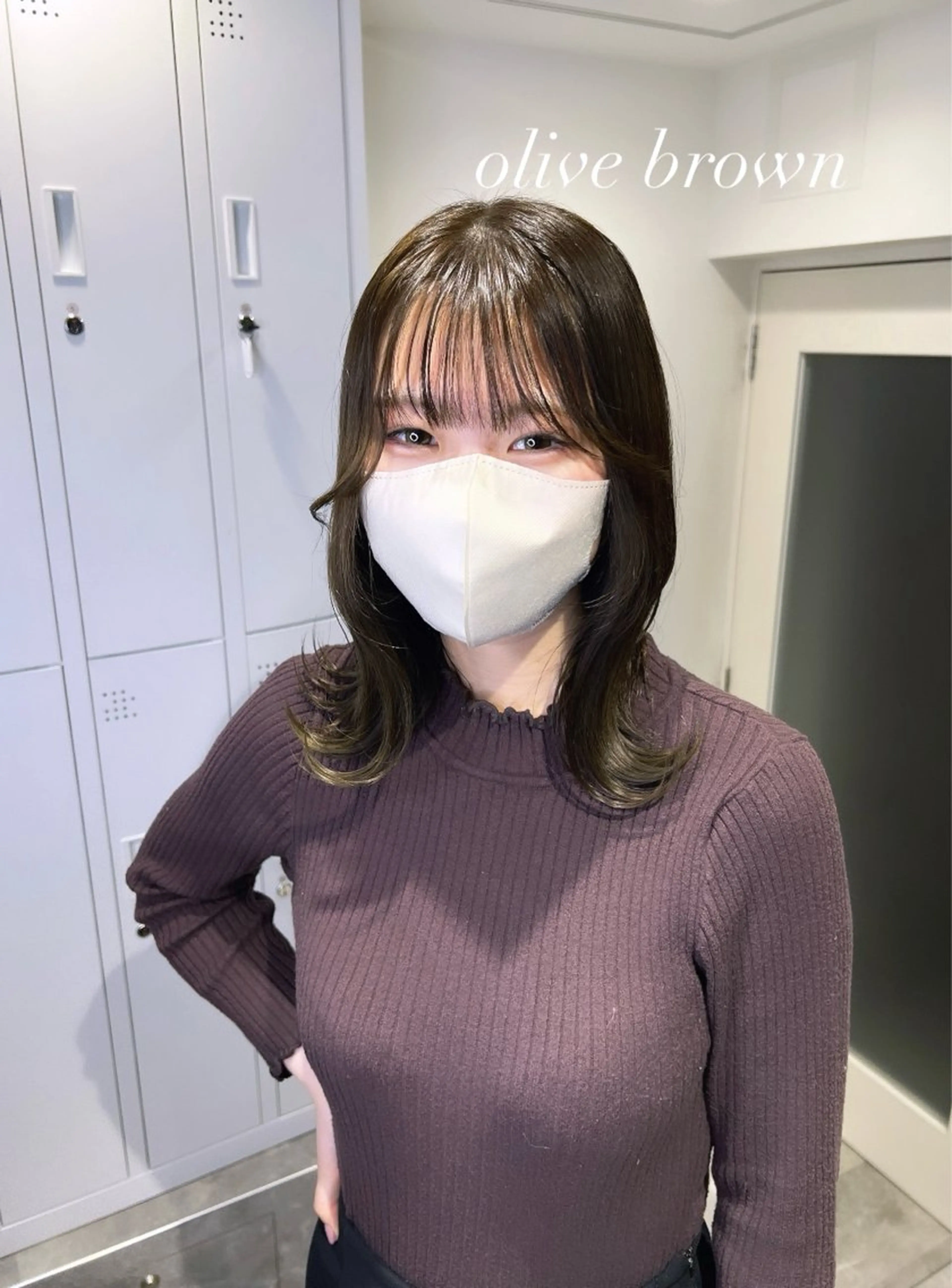 セミロング カラー ブリーチ ケアブリーチ TOMONA👑 GiseL梅田店のヘアスタイル