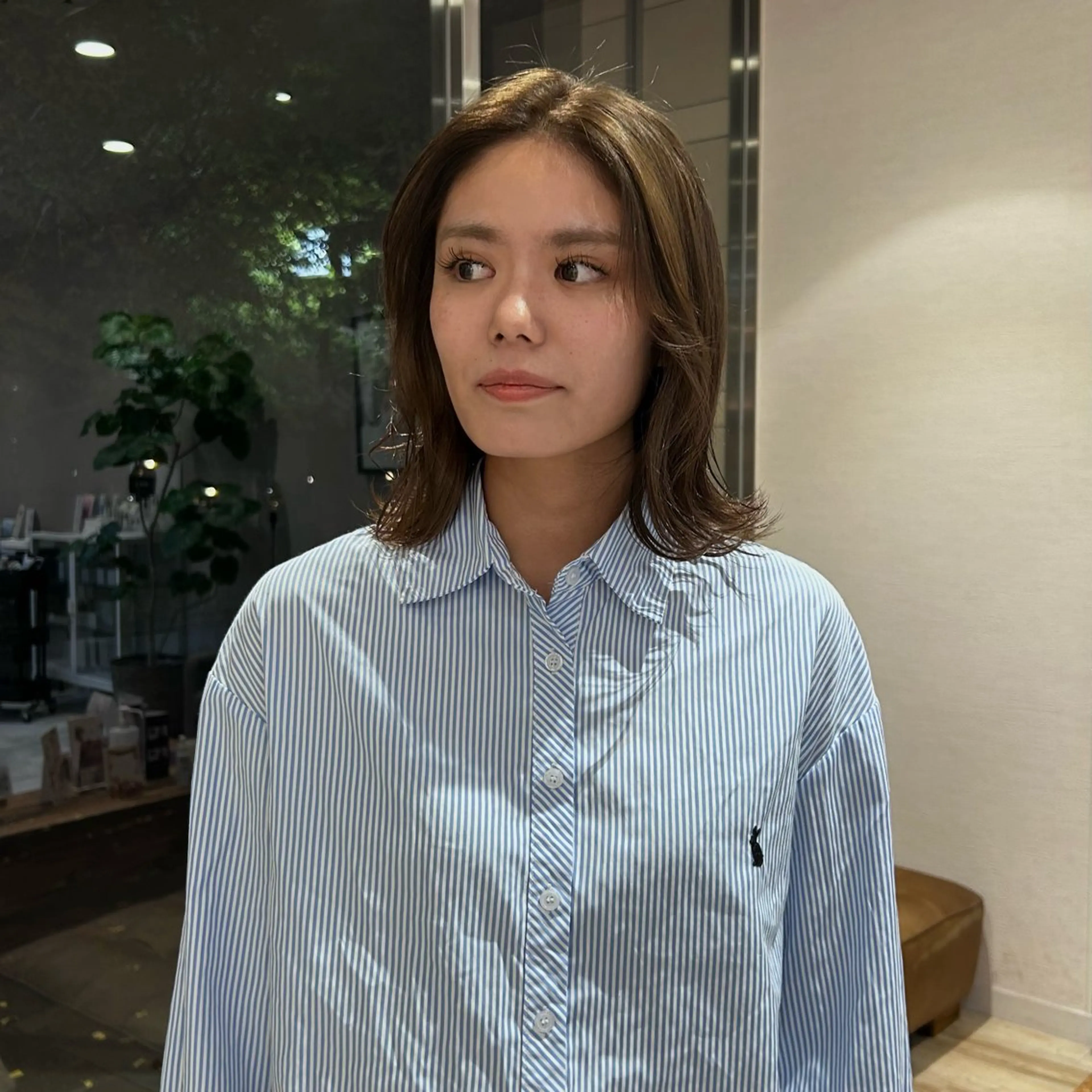 セミロング 似合わせカラーカット / パーマ/Rinoのヘアスタイル