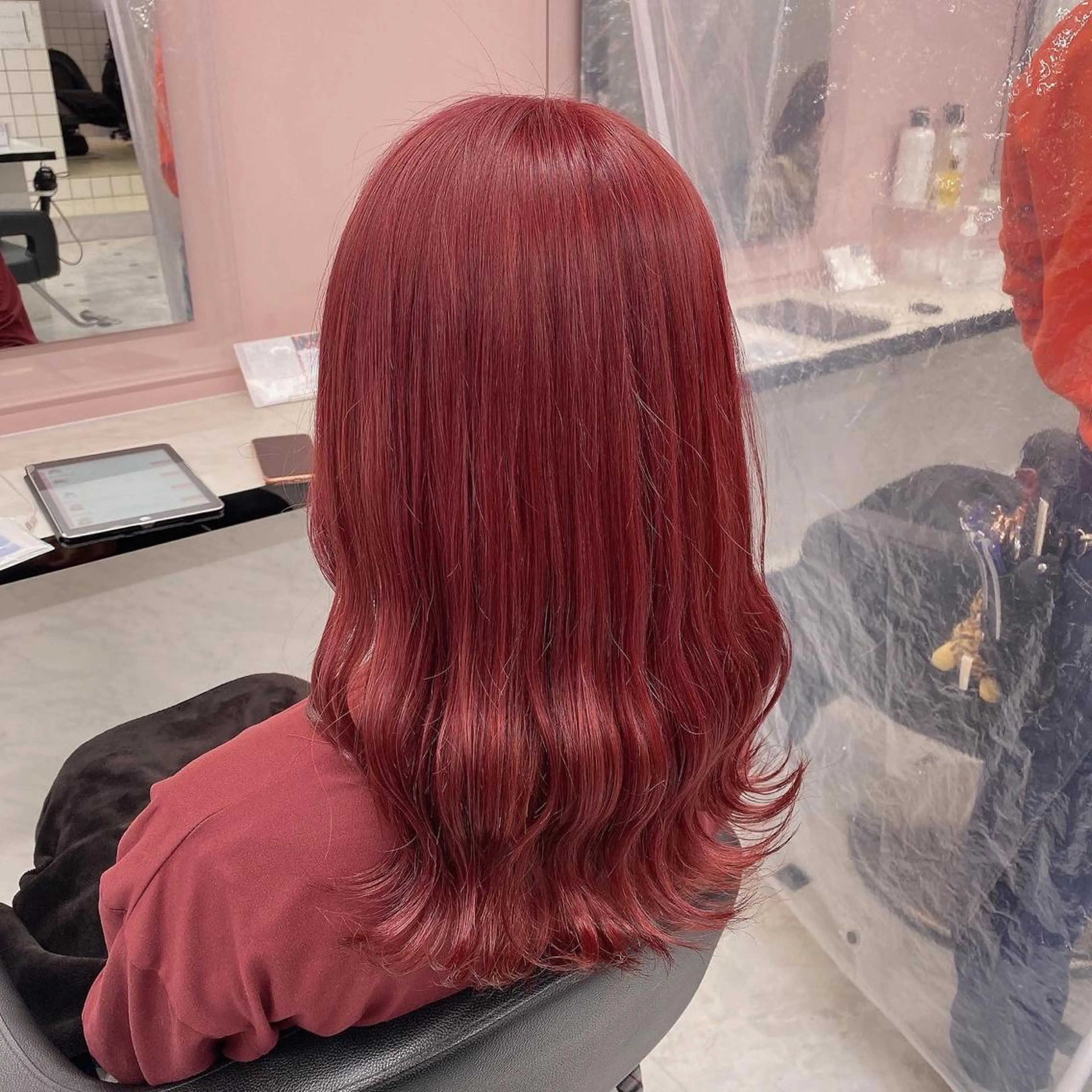 ミディアム カラー ヘアアレンジ ヘアカラー トリートメント ヘッドスパ ヘアセット 💕上野美容師☁ ブリーチ💖サワのヘアスタイル