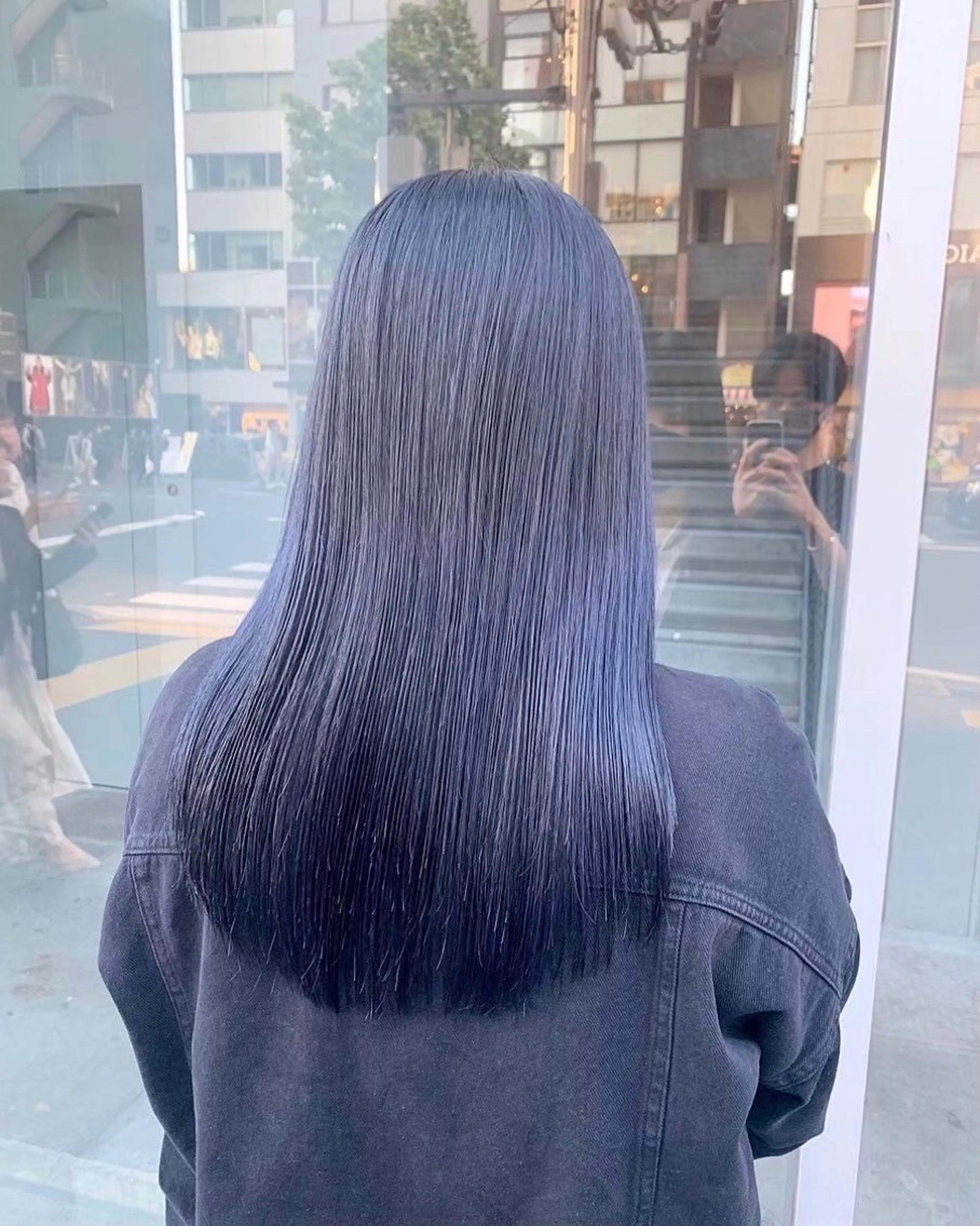 セミロング カラー 寒色デザイン職人 Rimu🤍のヘアスタイル