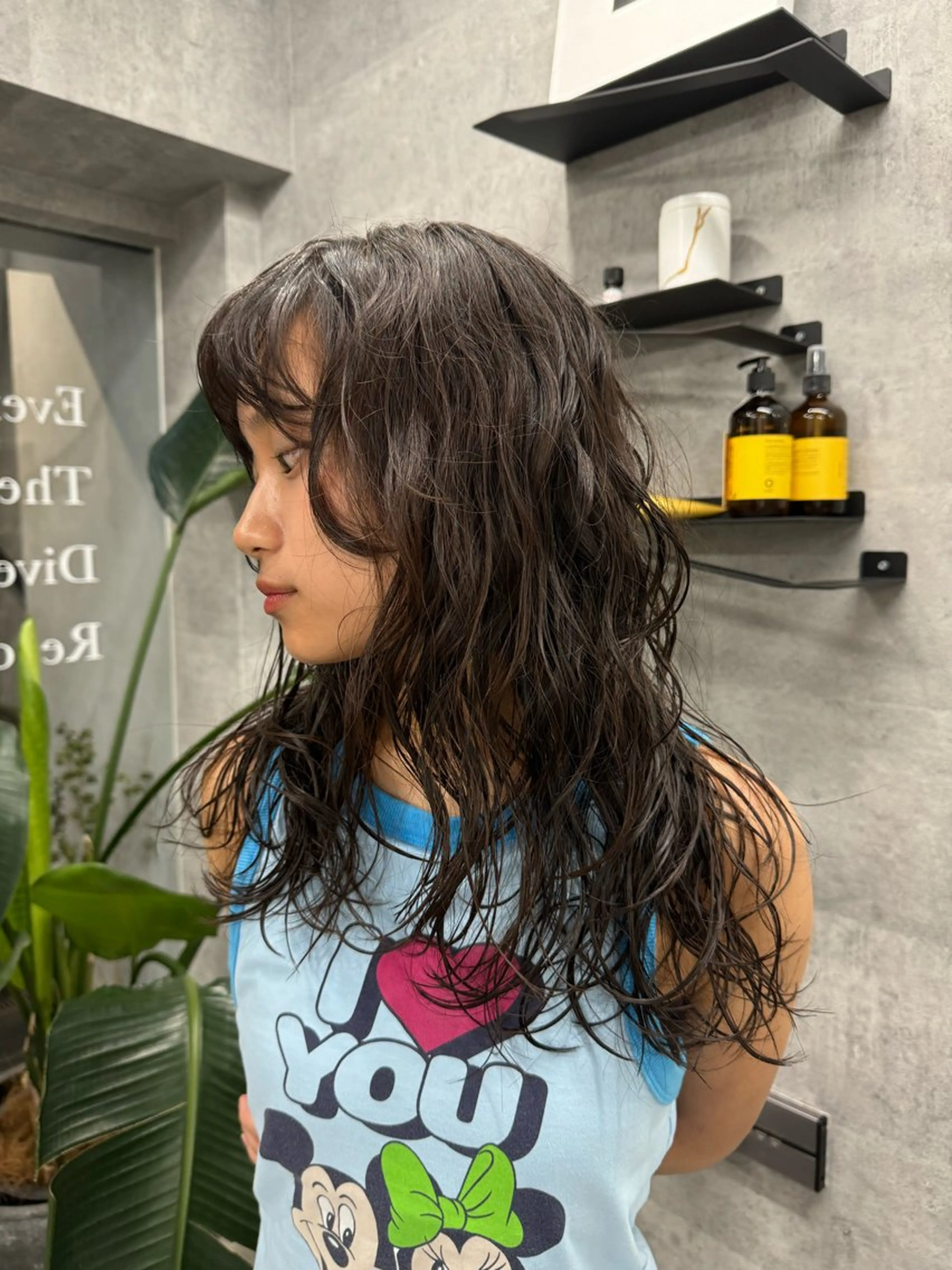 ミディアム パーマ あなたのお悩み改善" You"💚❤️💛のヘアスタイル