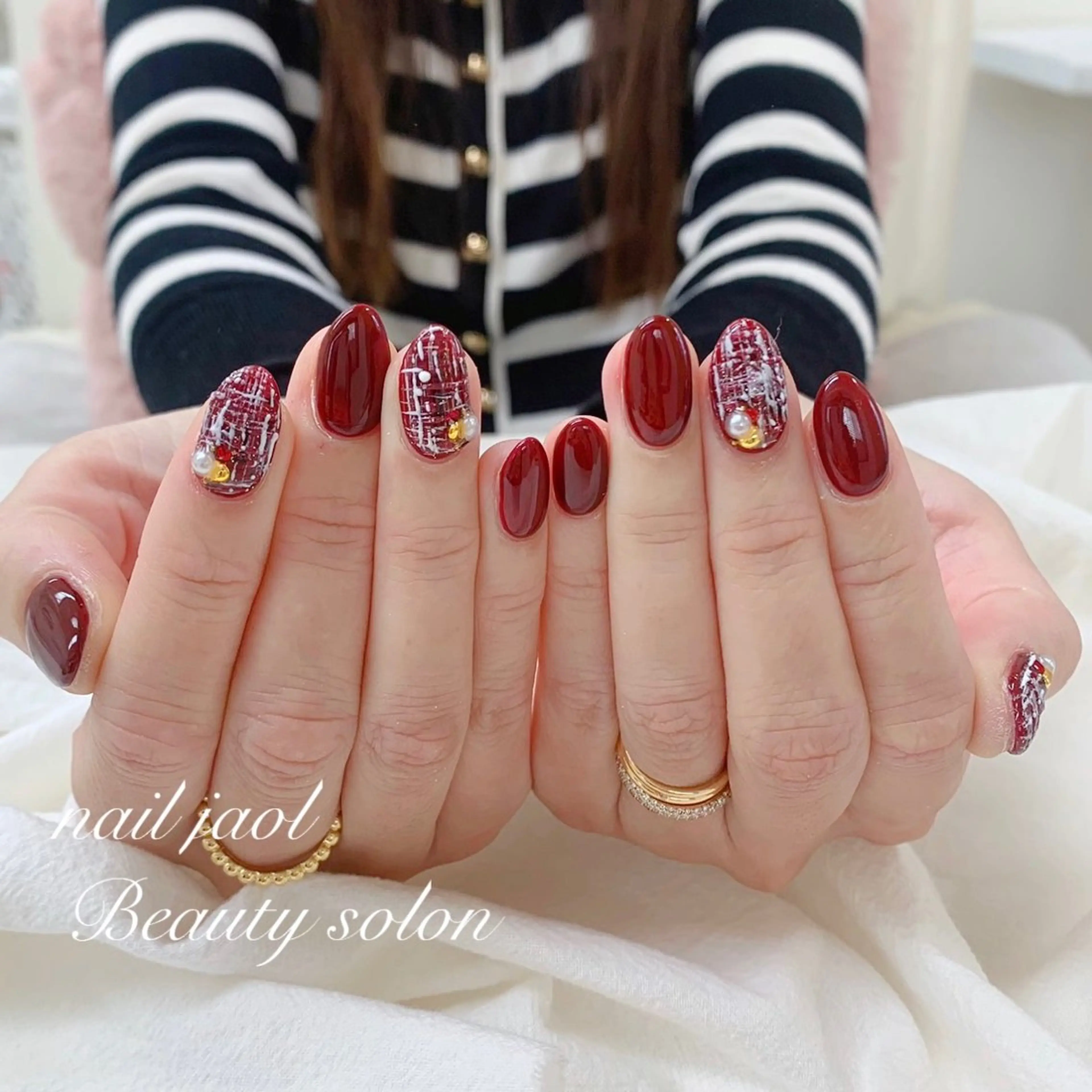 ミディアム 韓国風ヘア nail jaol池袋店所属・ネイルJaol 池袋のネイルデザイン