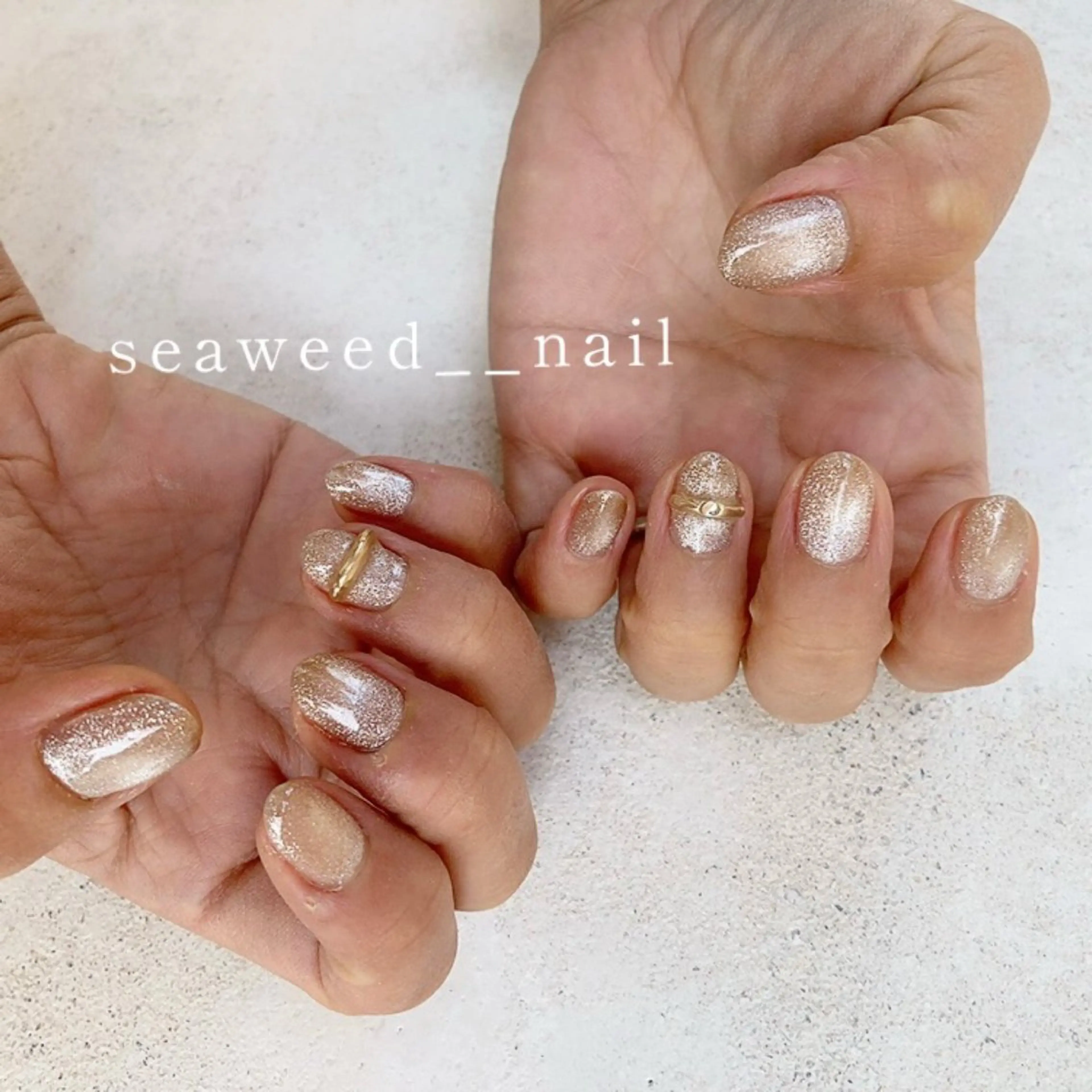ネイル ハンドネイル seaweed nailのネイルデザイン