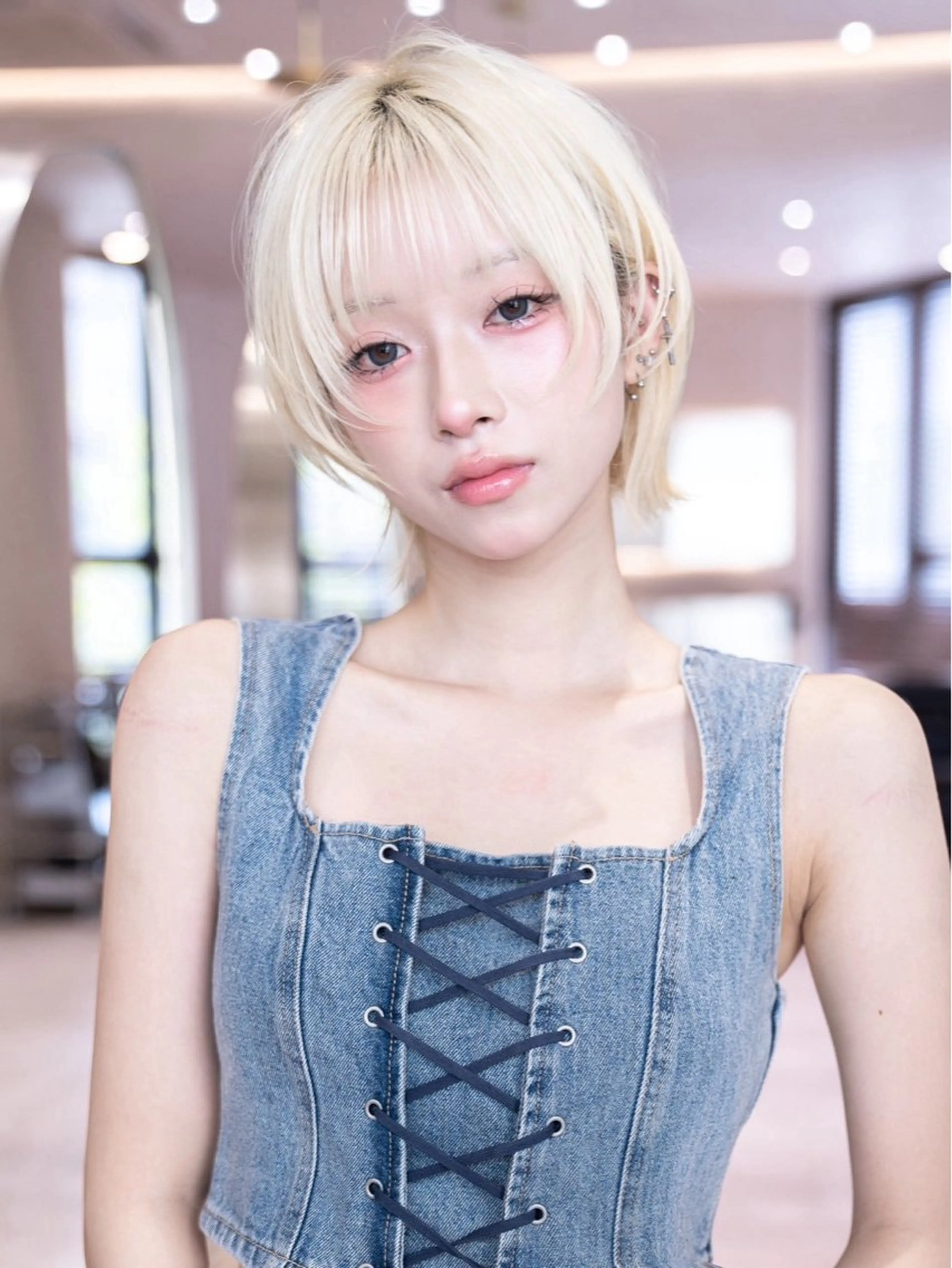 ミディアム カラー カット ヘアカラー トリートメント 渋谷🌈透明感カラー レイヤー/mikuのヘアスタイル