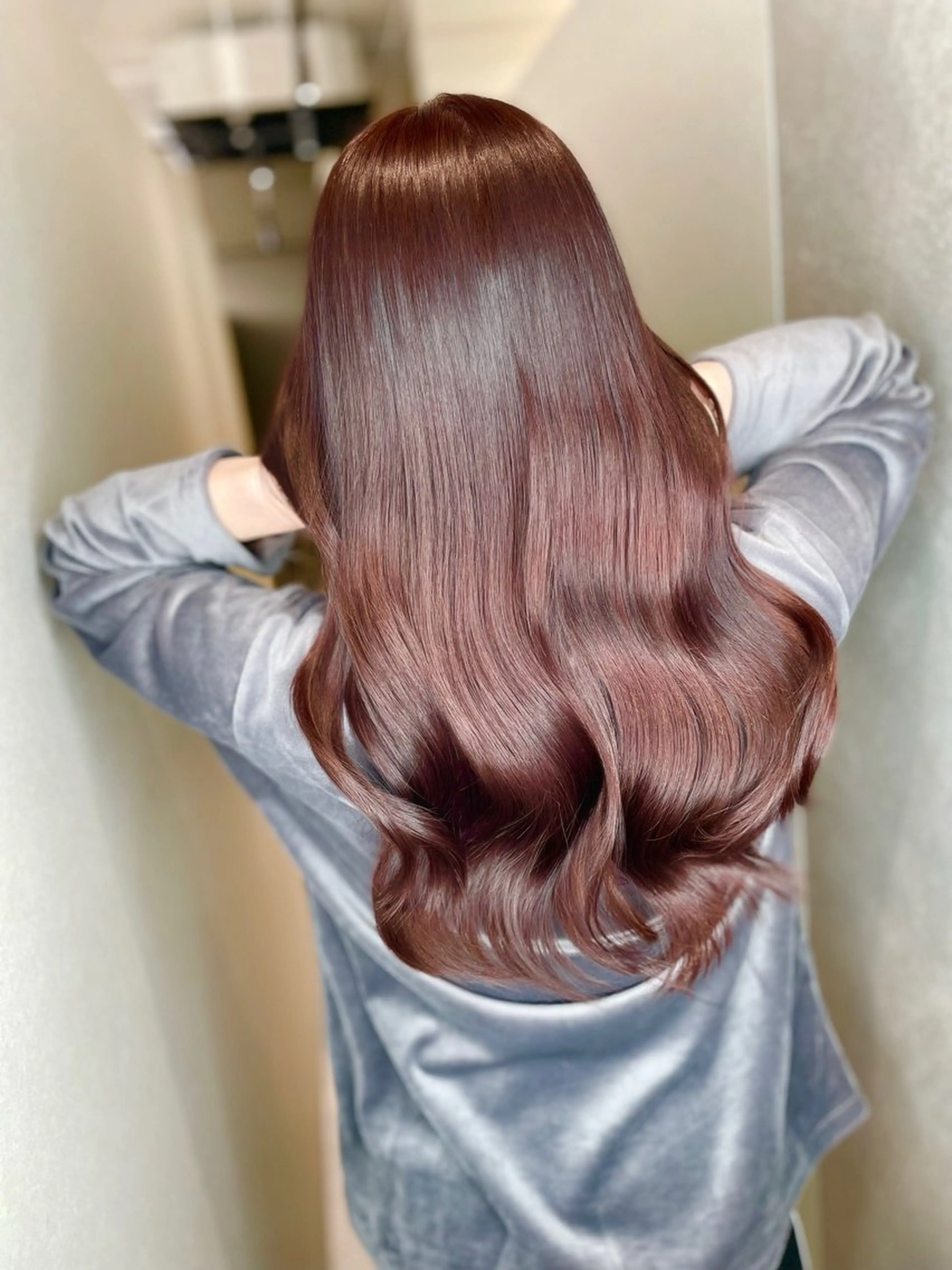 ロング カラー 透明感カラー 髪質改善 ヘアカラー トリートメント BOOTH share saron所属・今井 勝也のヘアスタイル