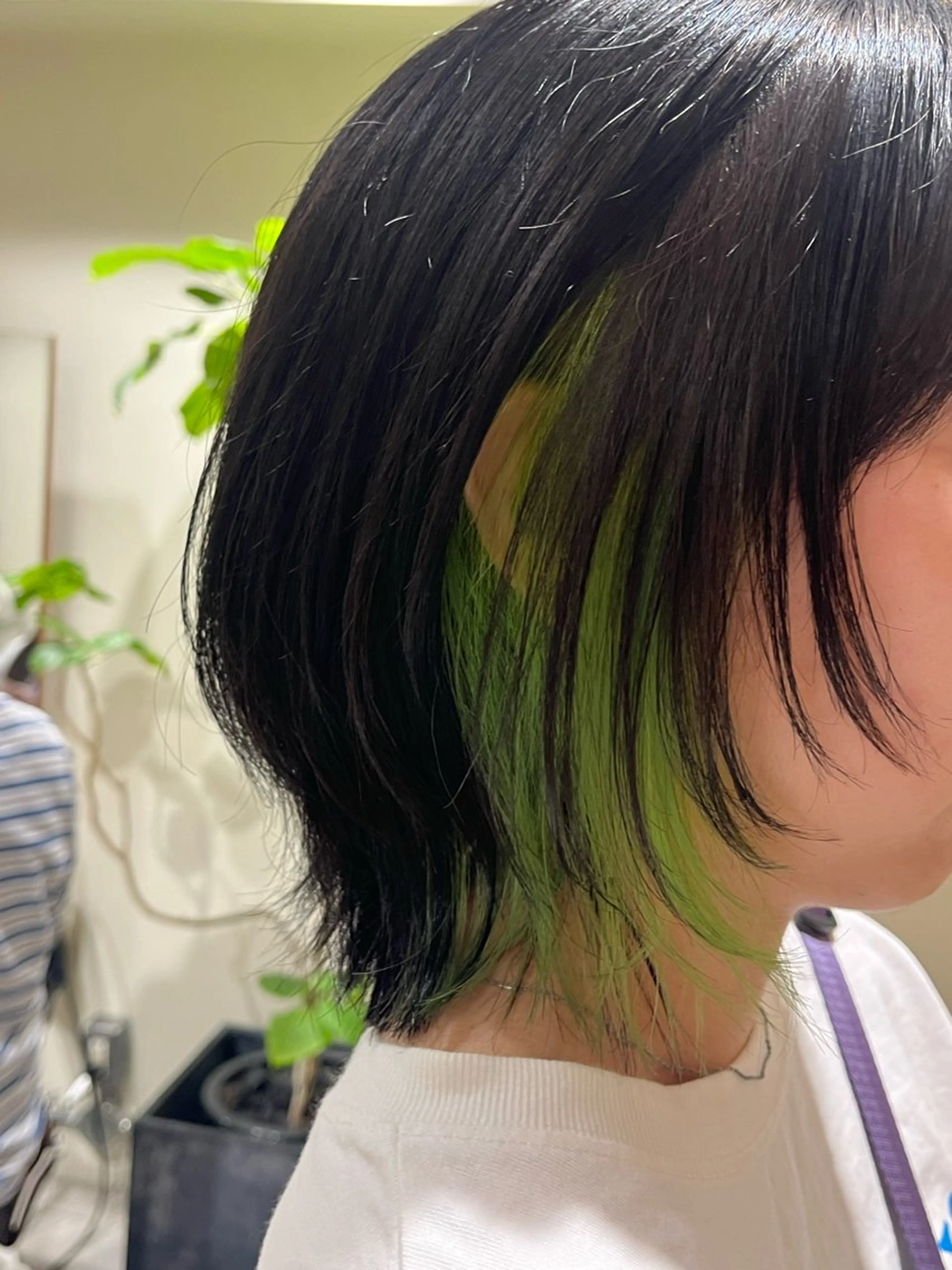 ミディアム カラー カット ヘアカラー 🦮shiori アイドルオタク🦮のヘアスタイル