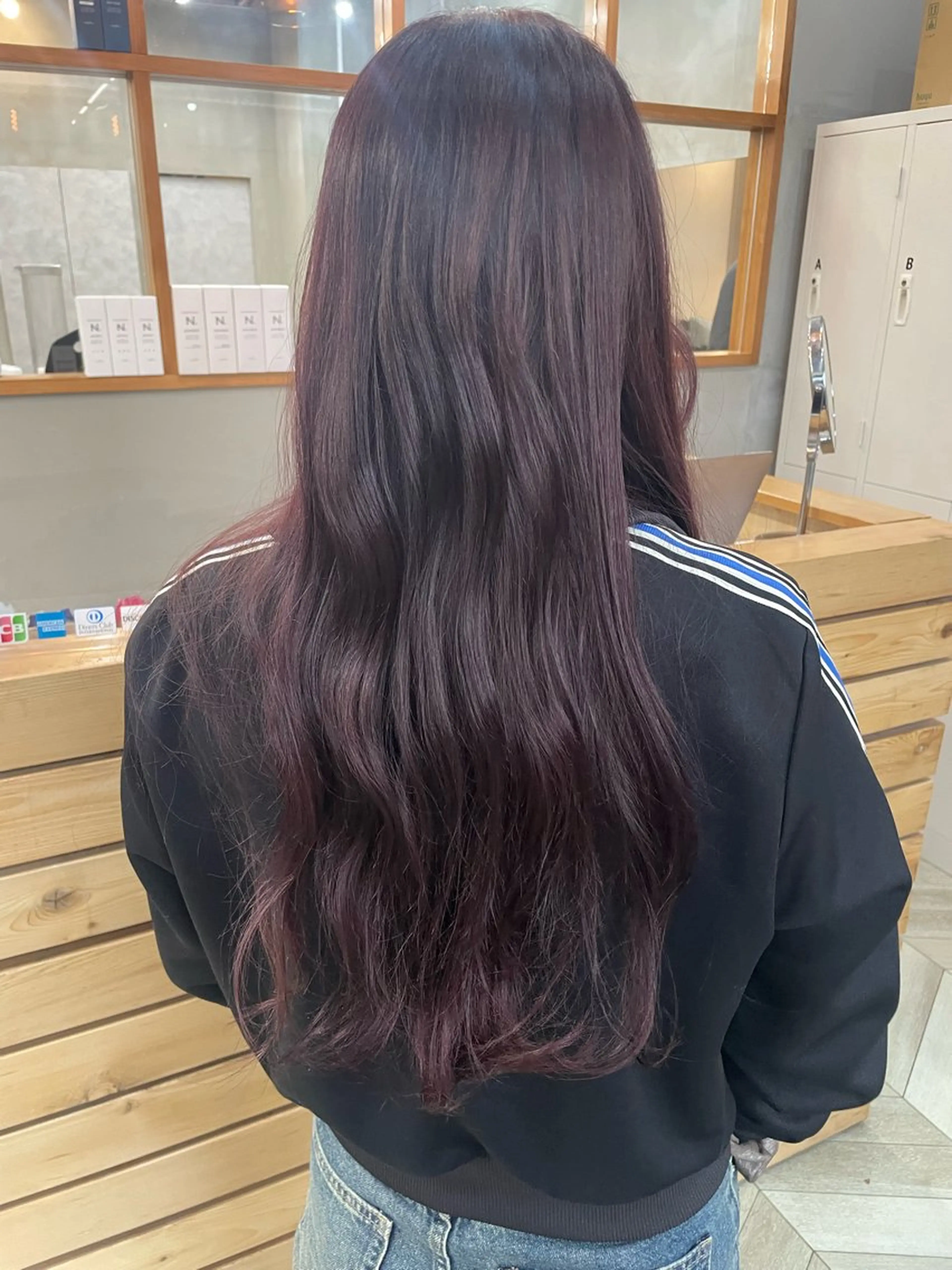 ミディアム ヘアカラー 佐野 広祐のヘアスタイル