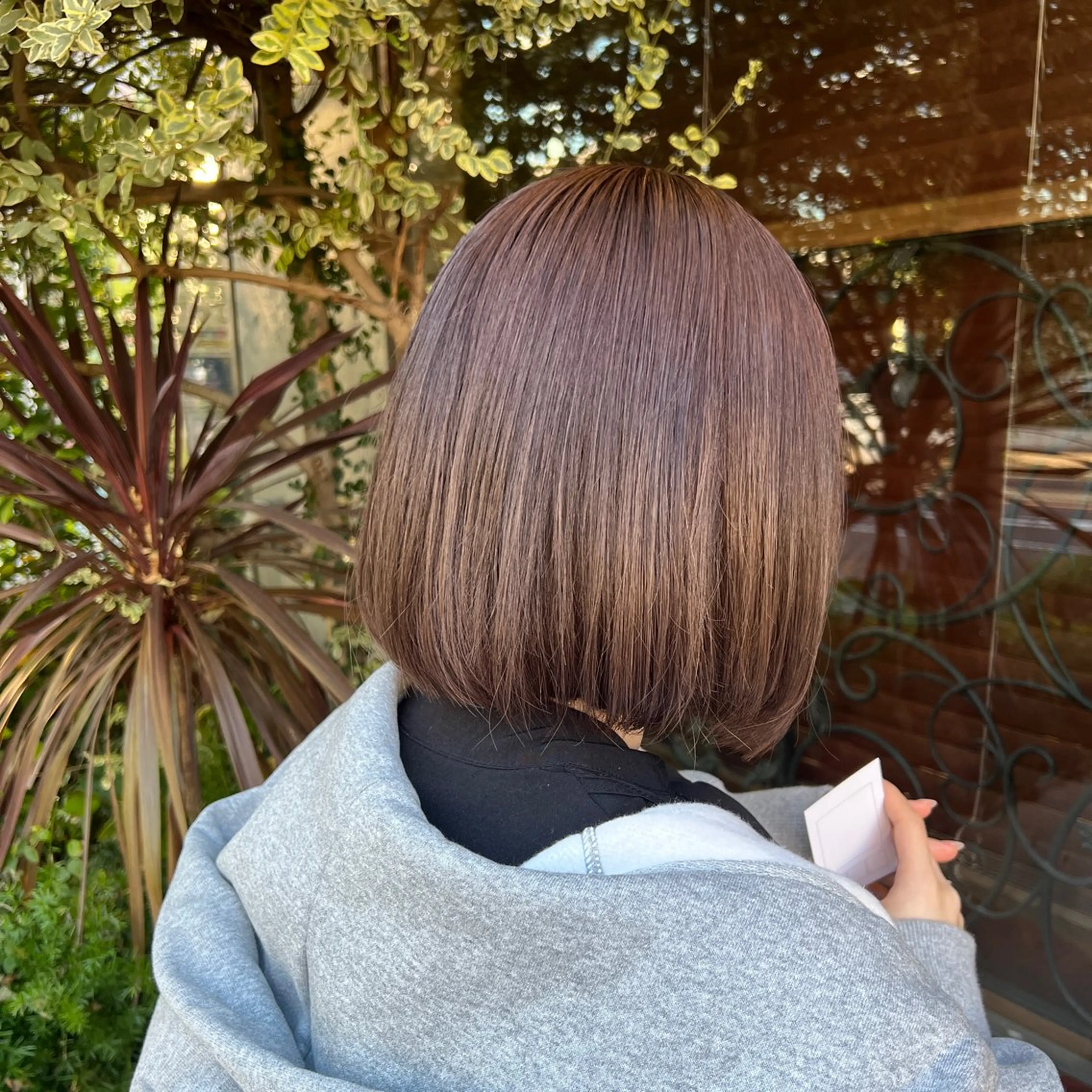 ミディアム カラー 💜にしむら みく💜のヘアスタイル