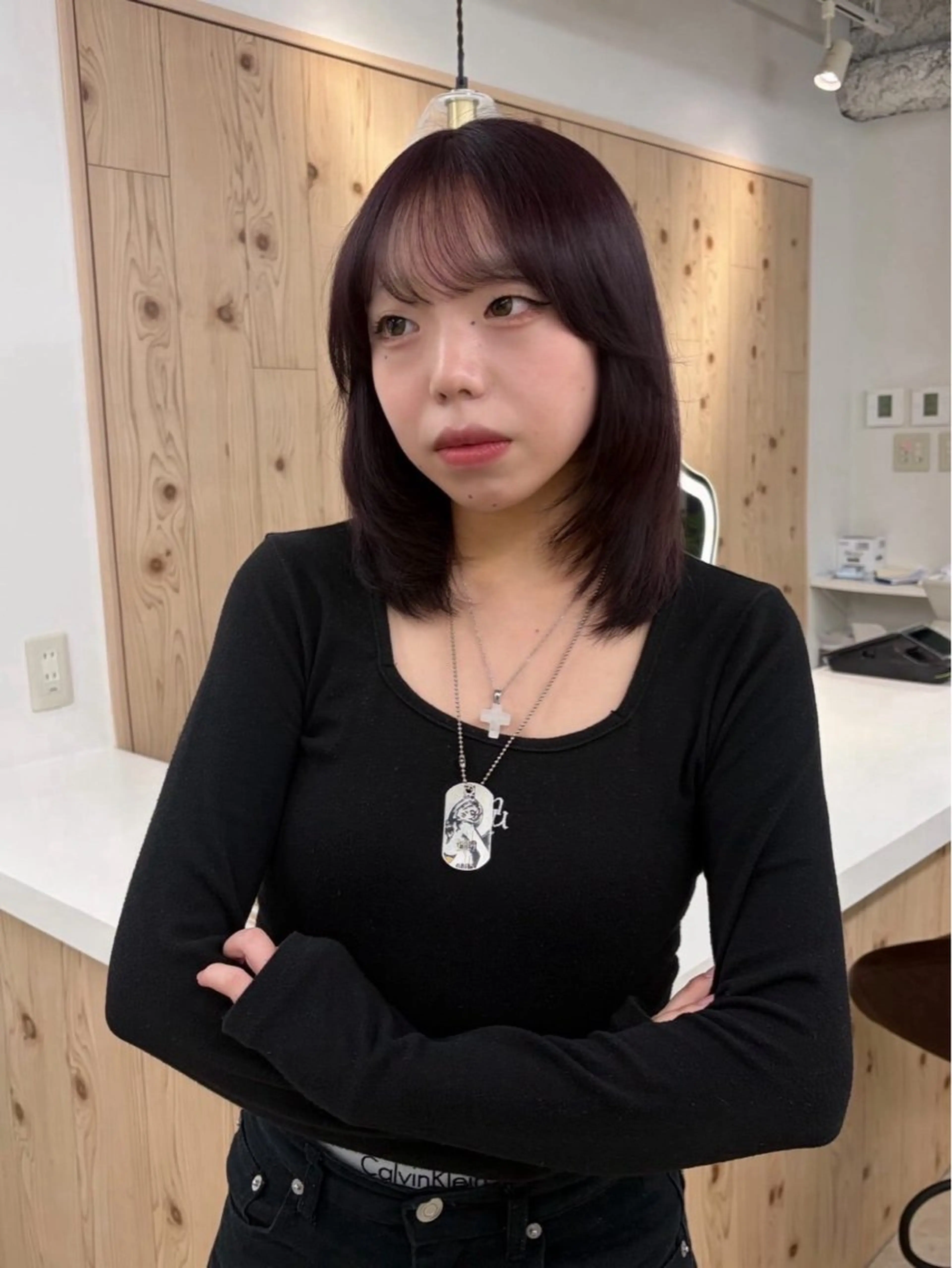 ミディアム カラー 透明感/ブリーチカラ ー🦋Rico🦋のヘアスタイル