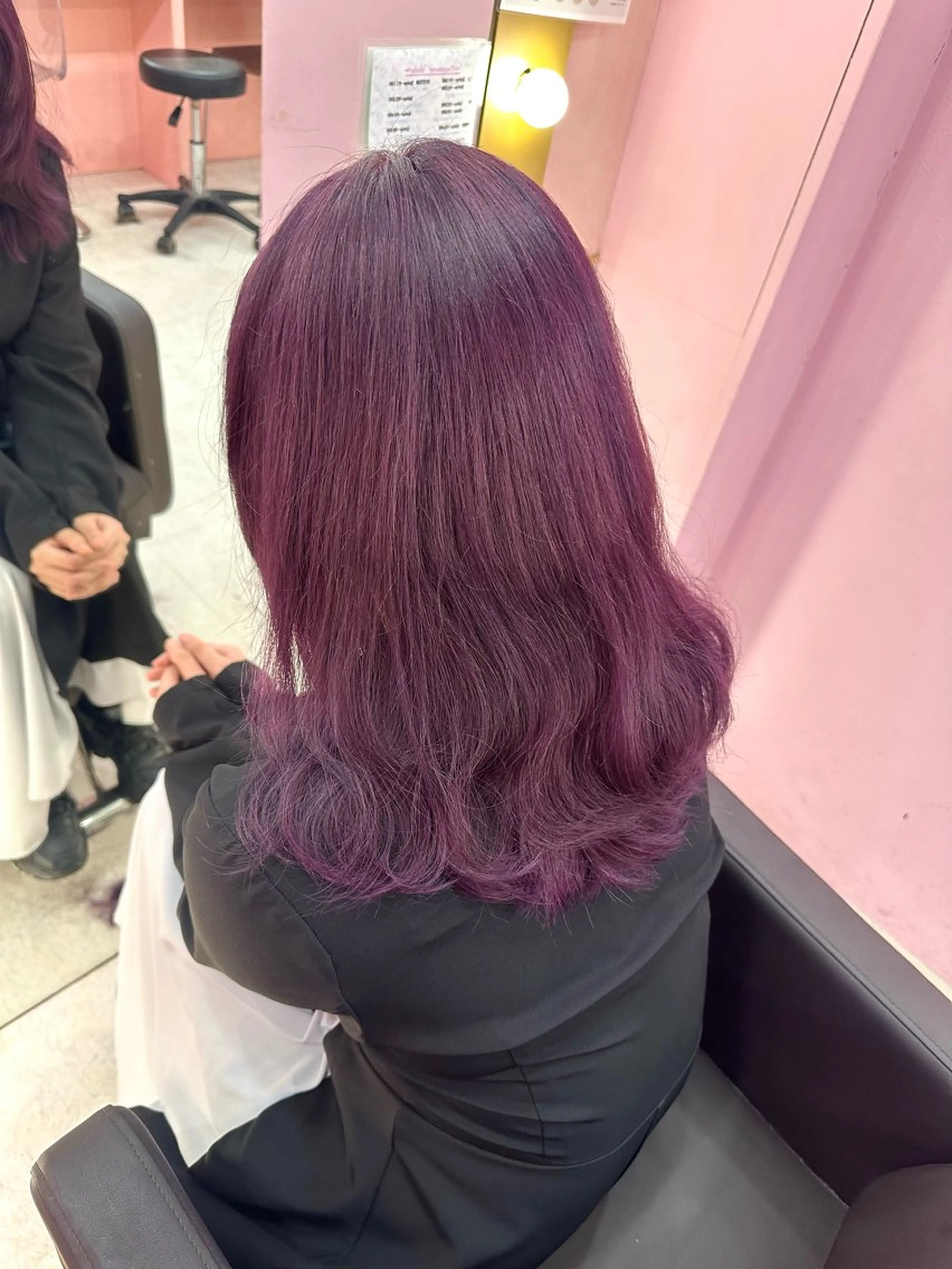 ミディアム カラー カット ヘアカラー トリートメント 🦋艶髪ハイトーン KOKI🦋のヘアスタイル