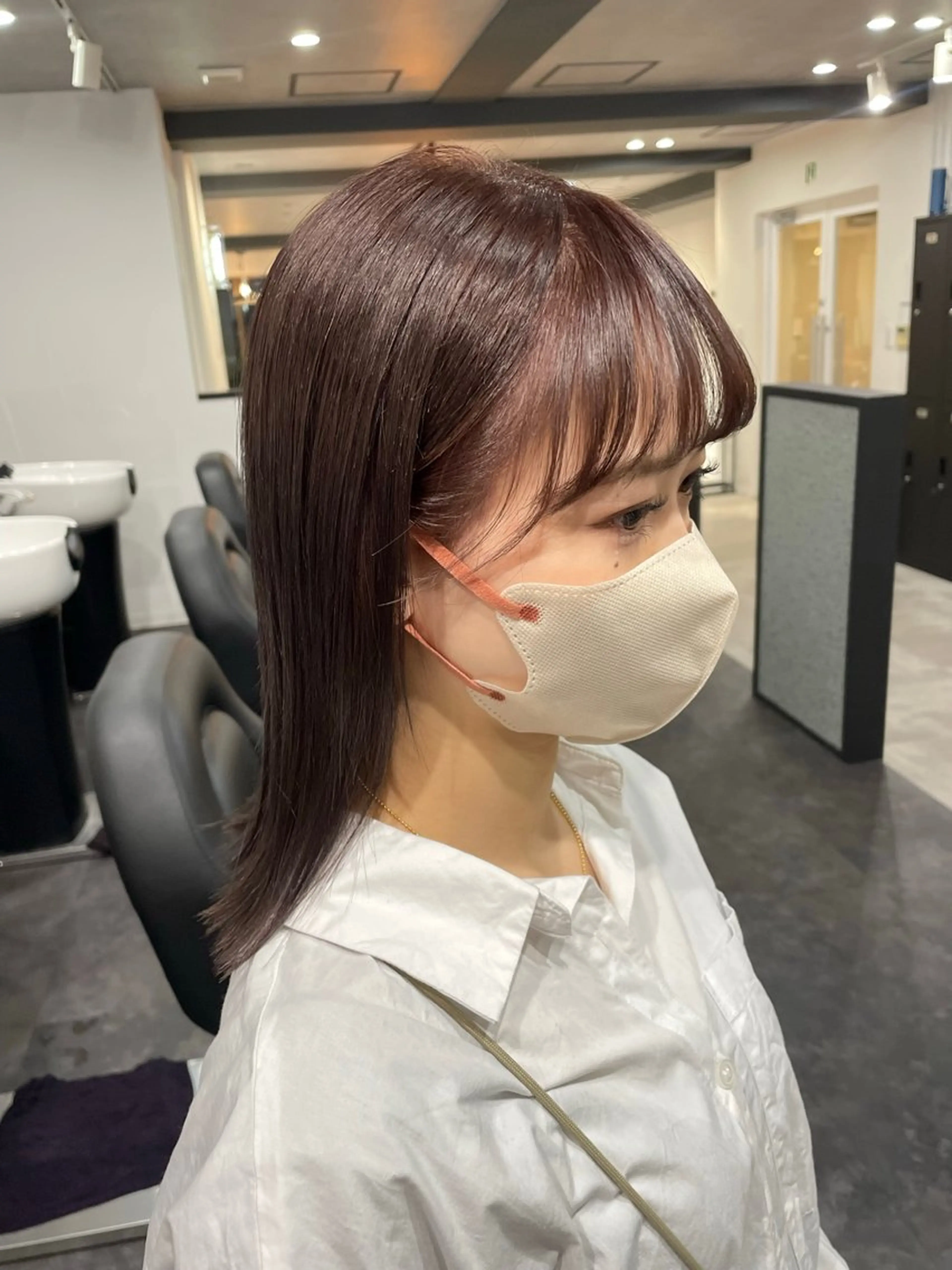 ミディアム カラー ハイトーン 🌙まなみ🌙のヘアスタイル