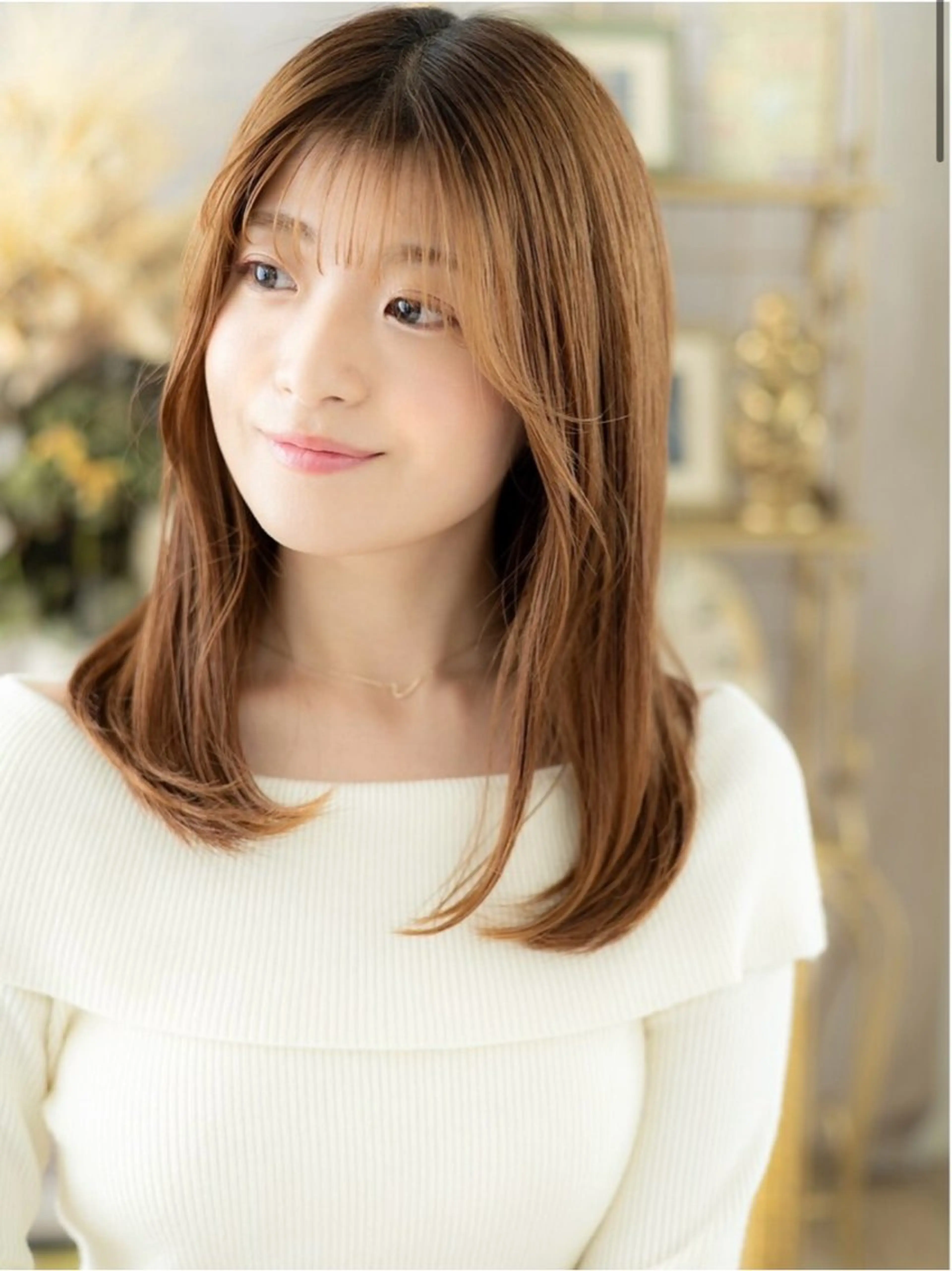 ロング ヘアカラー 土屋 凜のヘアスタイル