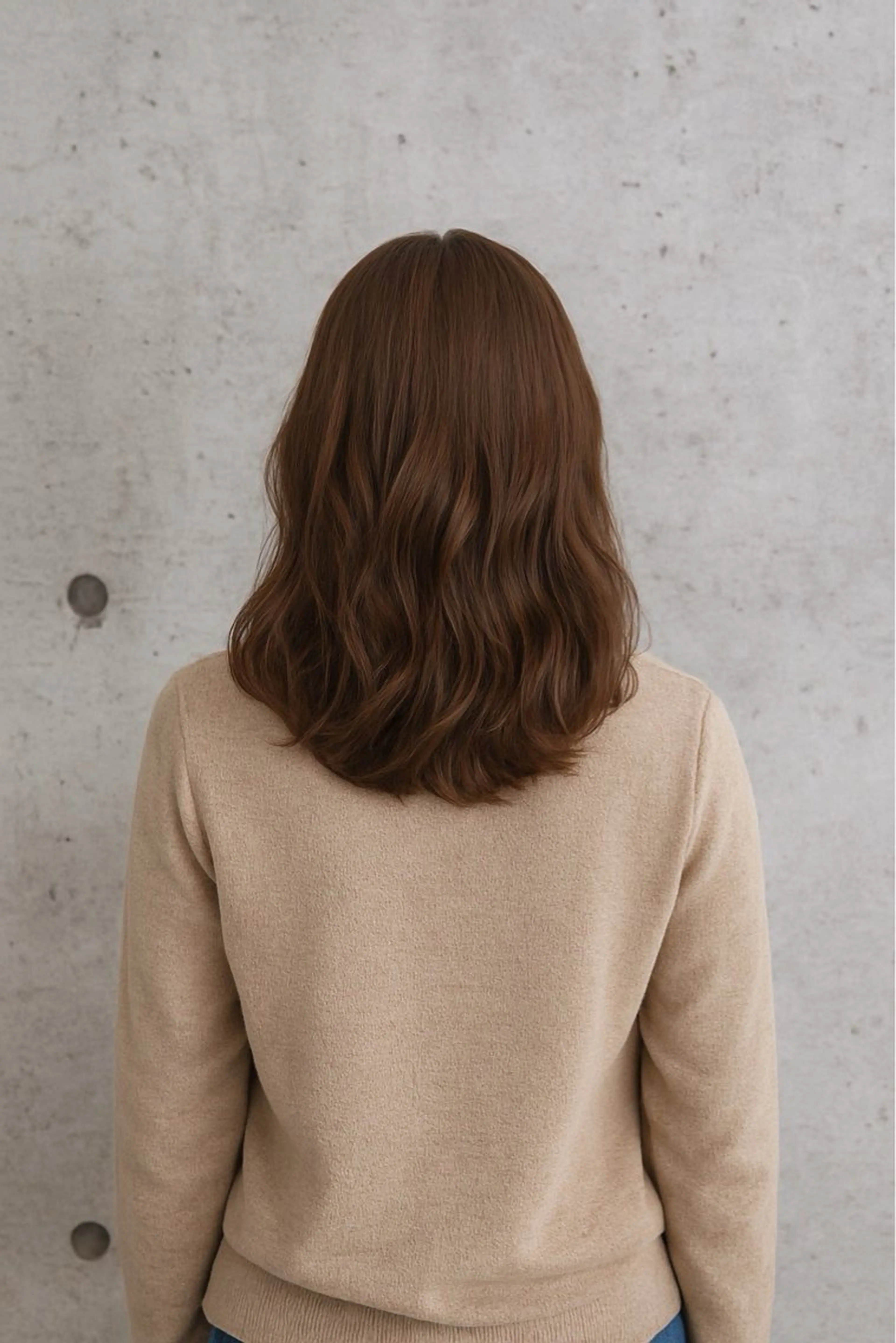 ミディアム カラー 縮毛矯正 ヘアカラー ✨山本 優音/透明感カラー✨のヘアスタイル