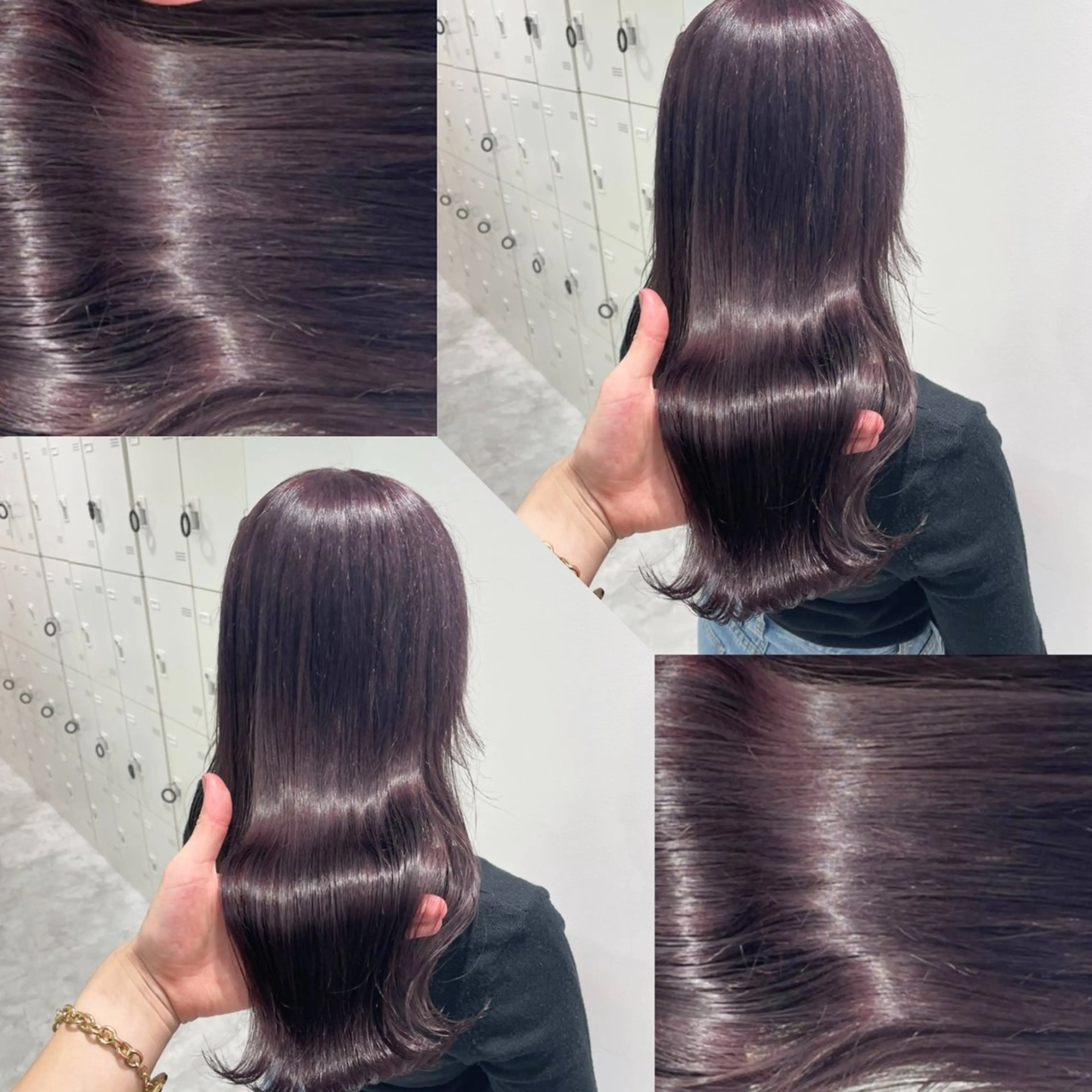 ミディアム カラー ヘアカラー トリートメント ヘッドスパ ヘアセット 韓国風ベージュ🤎 赤みなし🌿横浜🤎のヘアスタイル