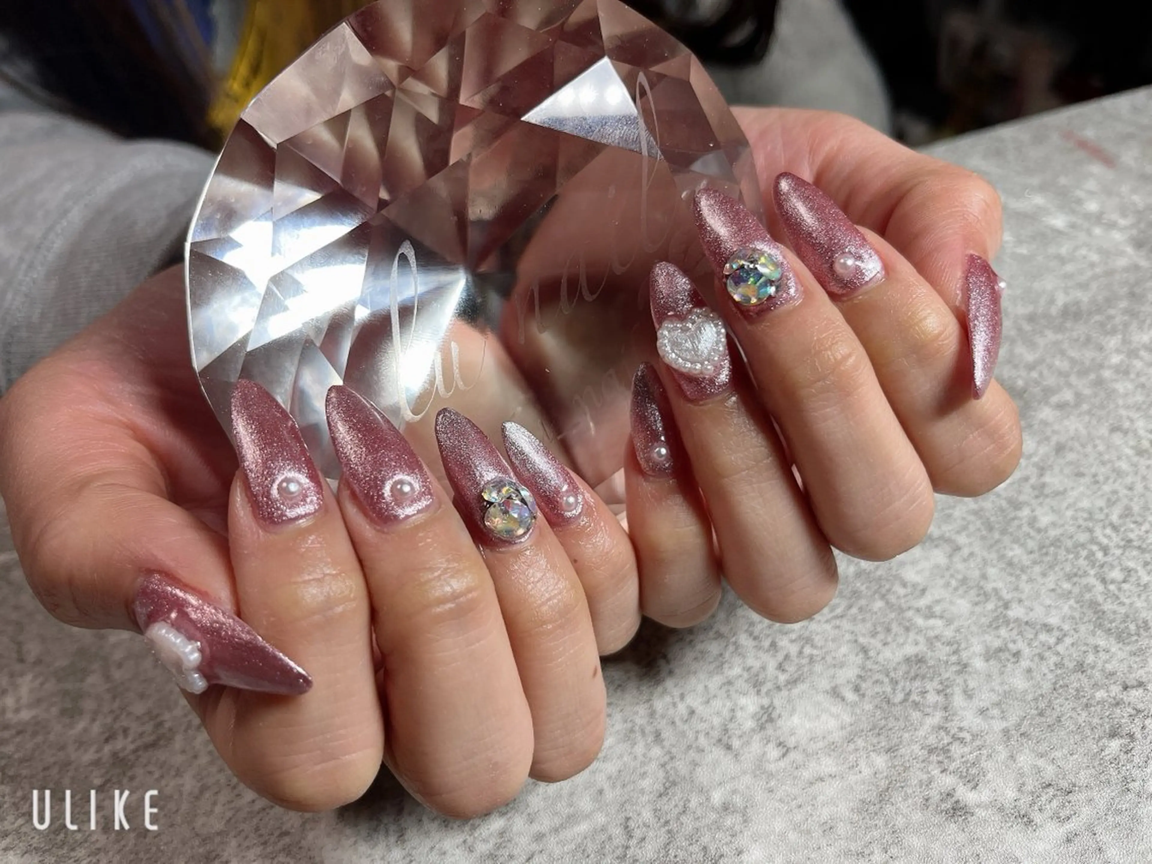 ネイル 長さ出し シンプルネイル ネイルチップ 佐野 愛美のエステ・リラクイメージ