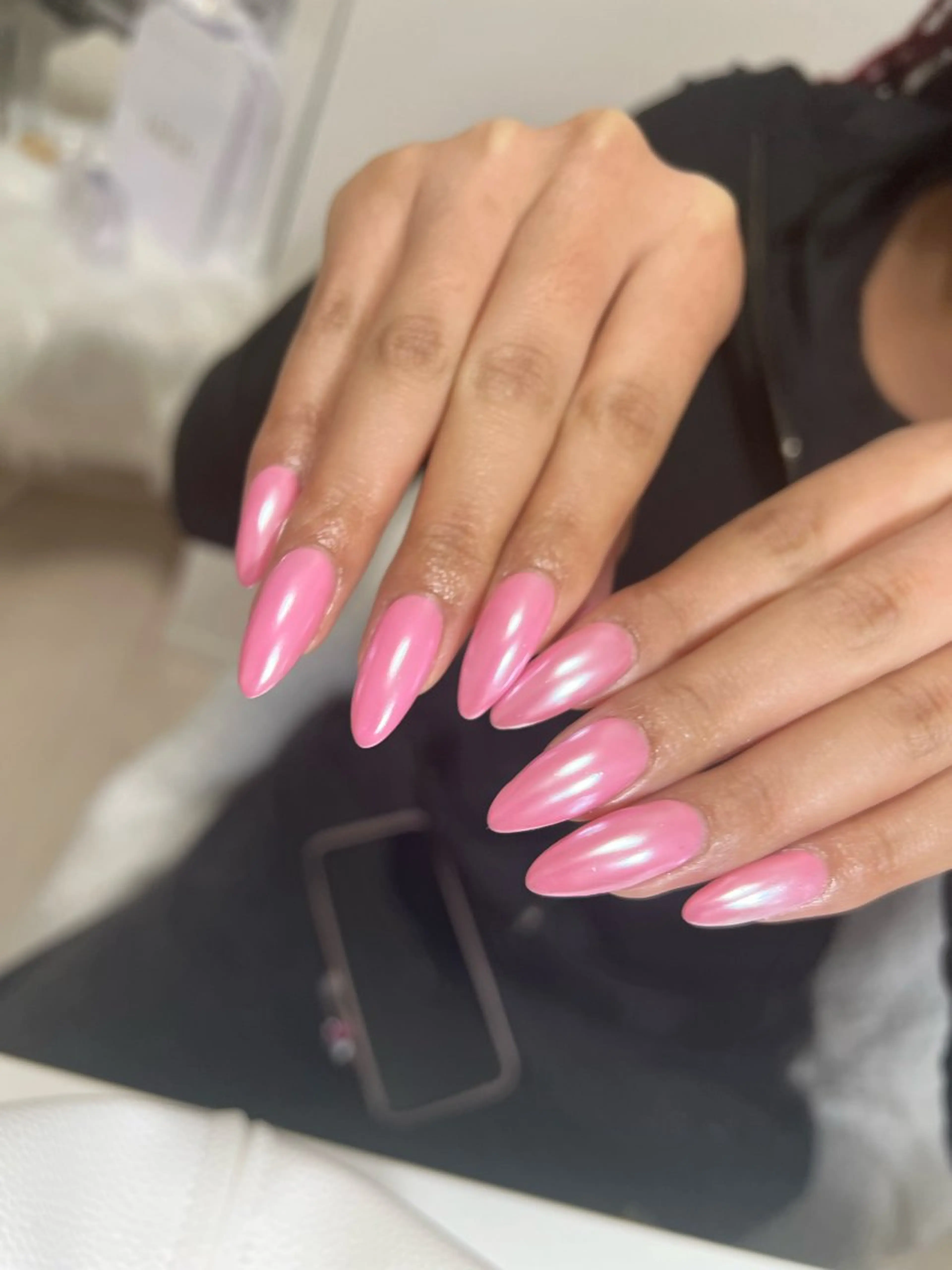 ネイル ミラーネイル ワンカラーネイル ハンドネイル nail y.room所属・nail y.roomのネイルデザイン