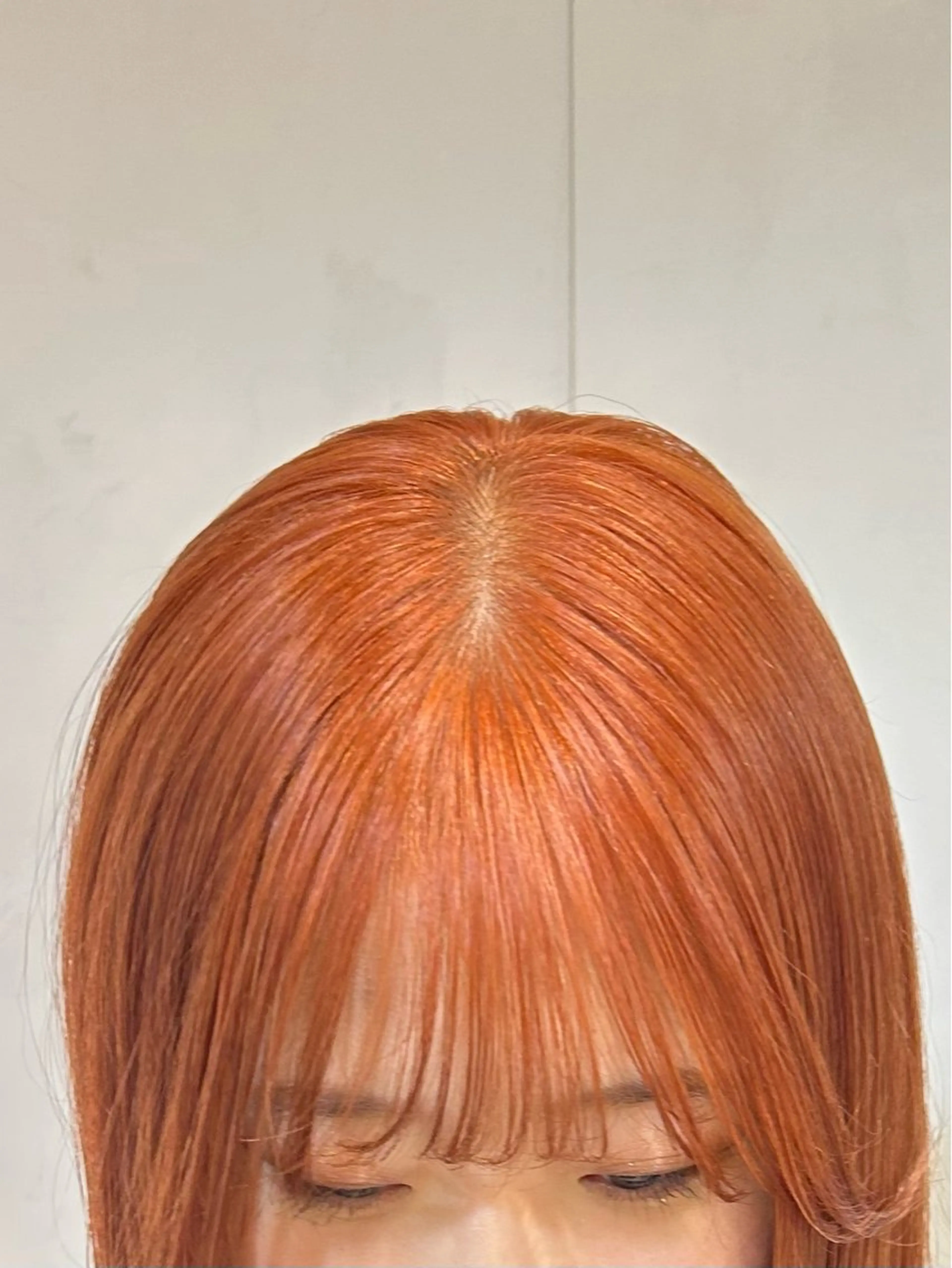 カラー オレンジ ヘアカラー Lomalia moekaのヘアスタイル
