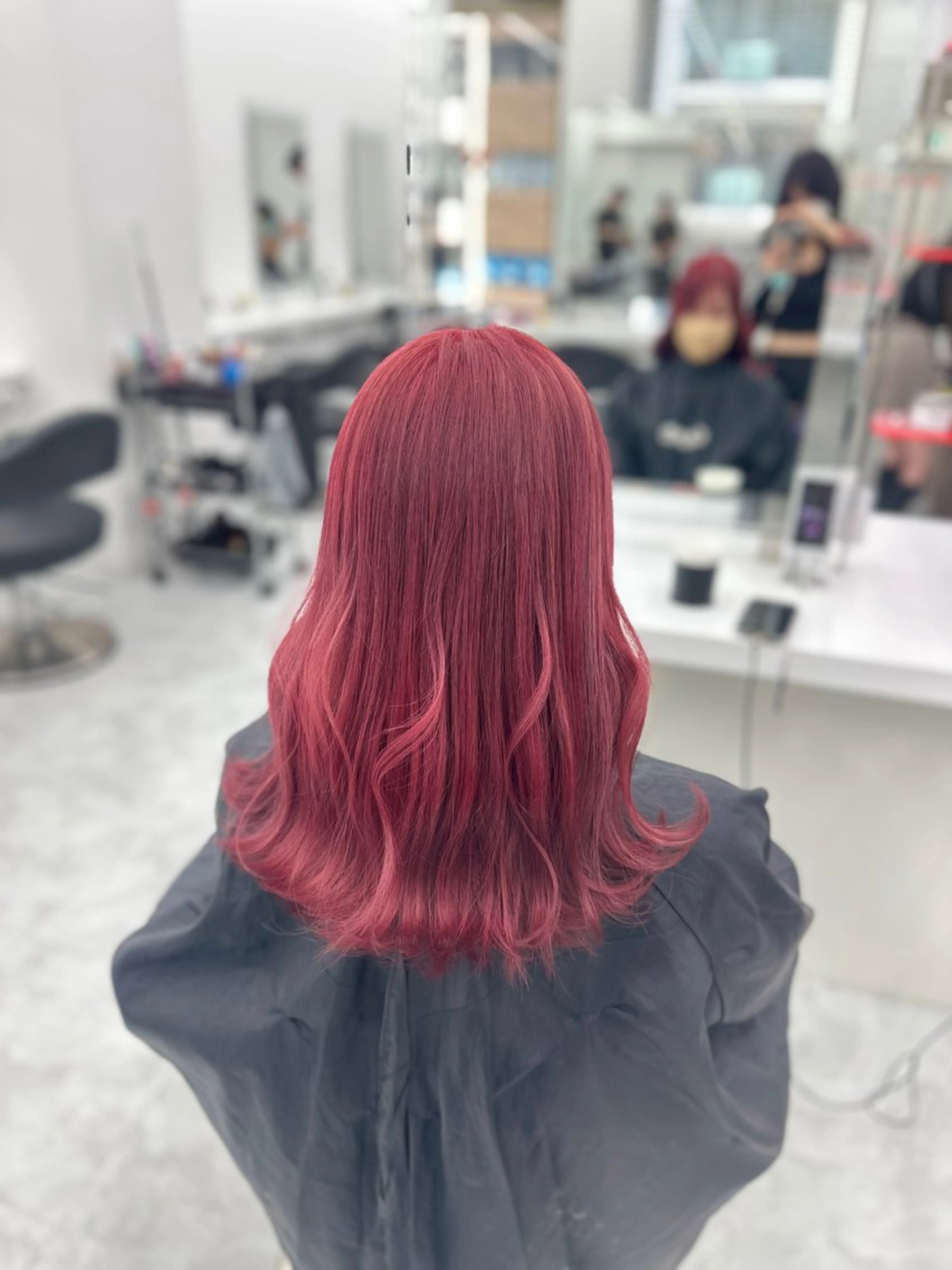 ロング カラー パーマ ヘアアレンジ メンズ キッズ ♥️韓国ヘア レイヤー♥️ゆりのヘアスタイル