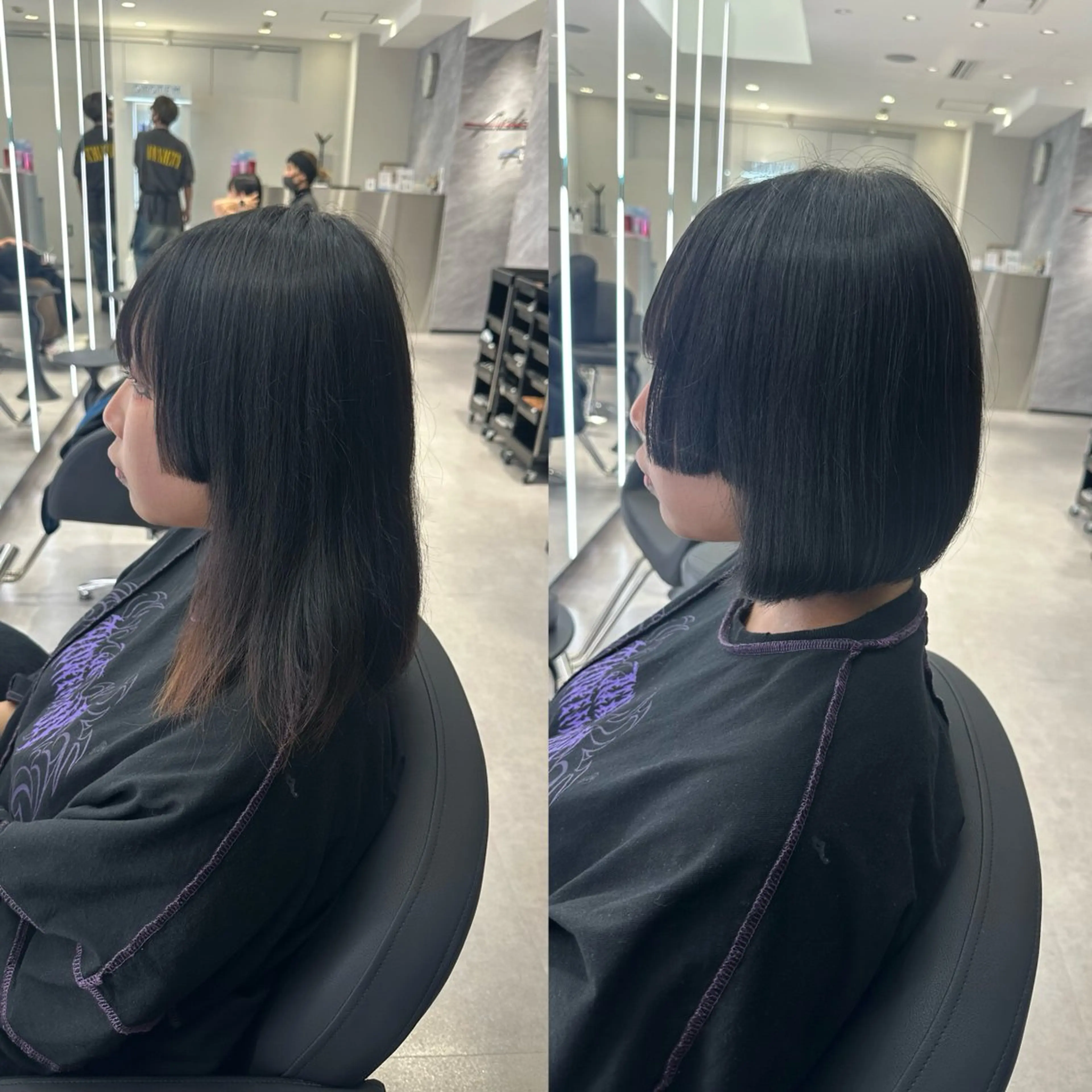 ショート ボブ 心斎橋艶カラー💖 ノノのヘアスタイル