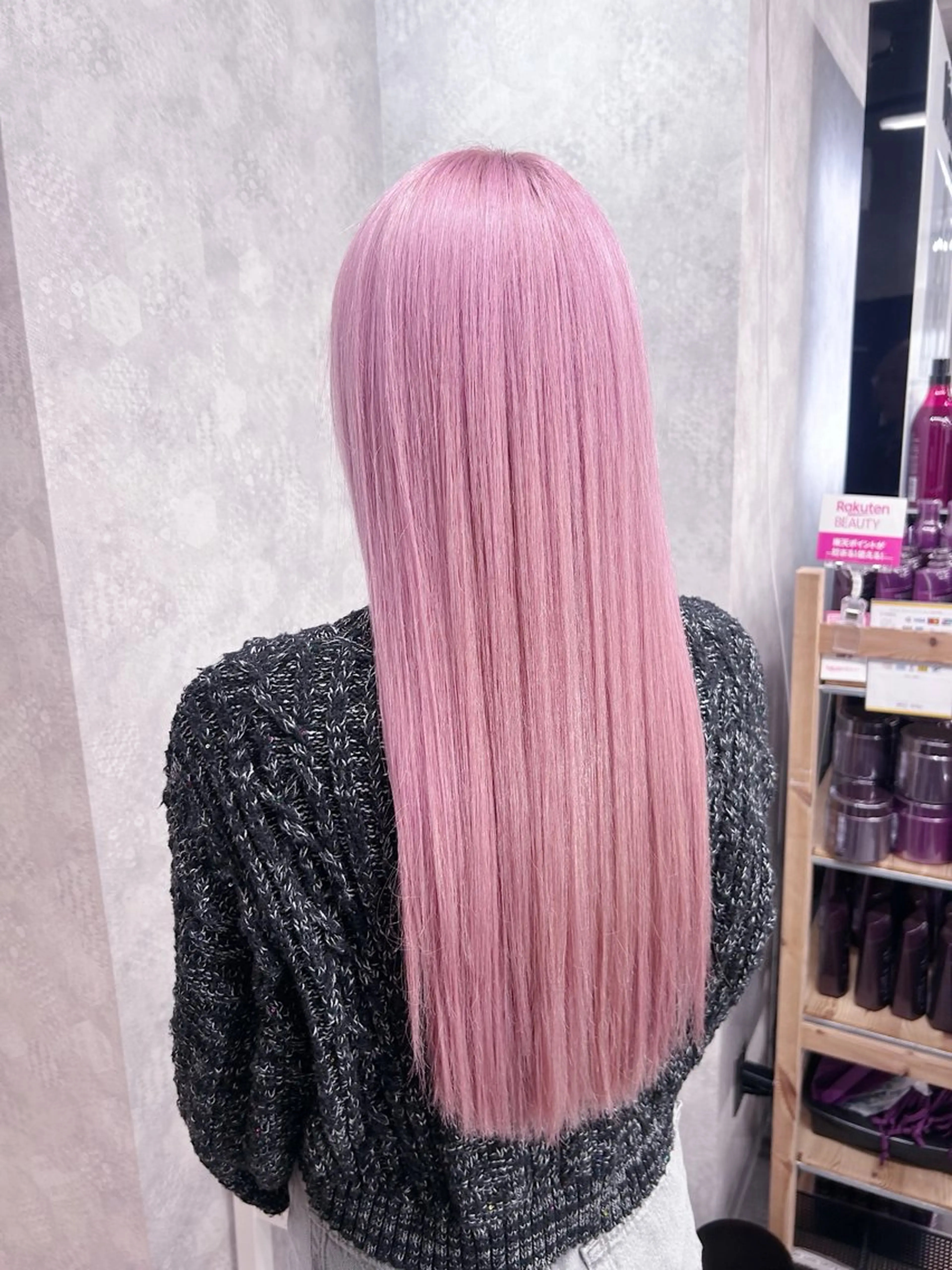 ロング カラー ヘアカラー トリートメント 💕誰より可愛い💕 ピンク🎀YUUKAのヘアスタイル