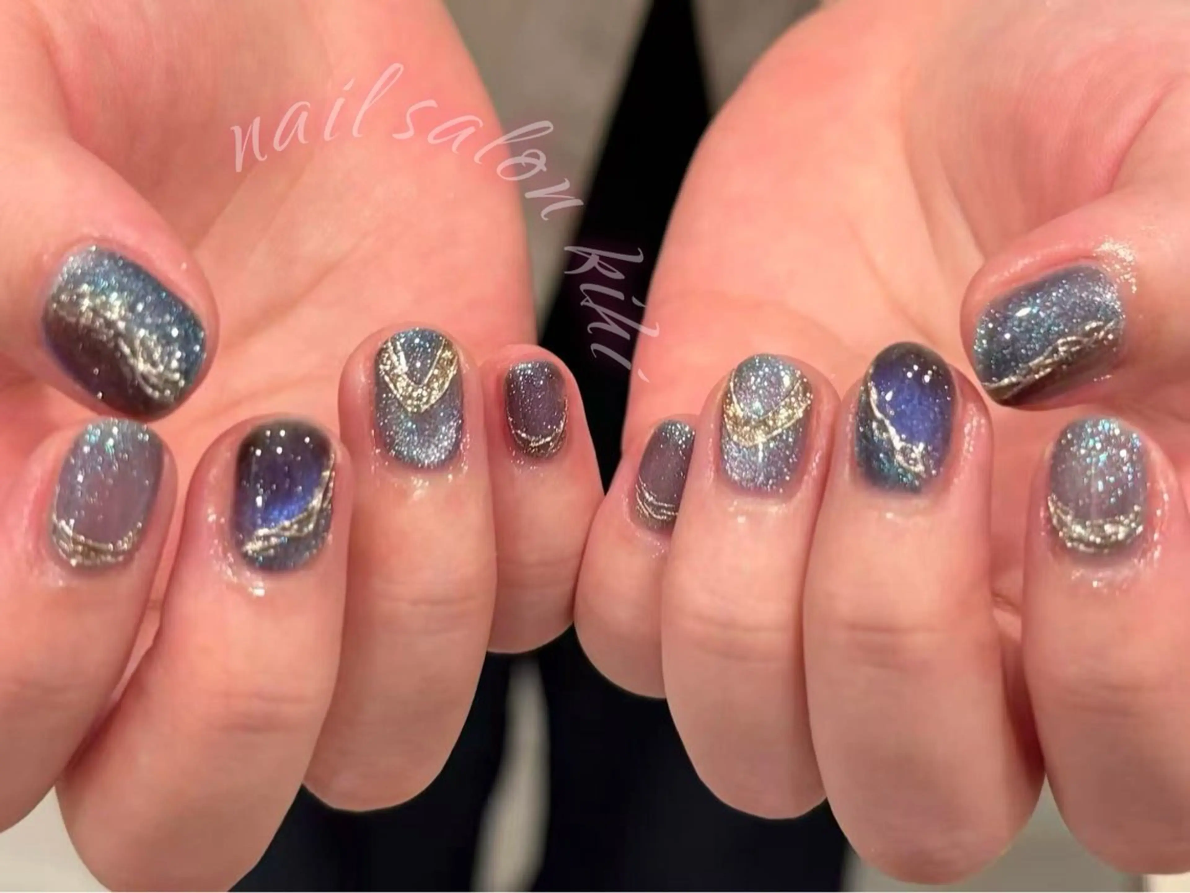 ネイル アートネイル フレンチネイル ジェルネイル グラデーション 韓国ネイル ハンドネイル 鈴木 ユリのネイルデザイン