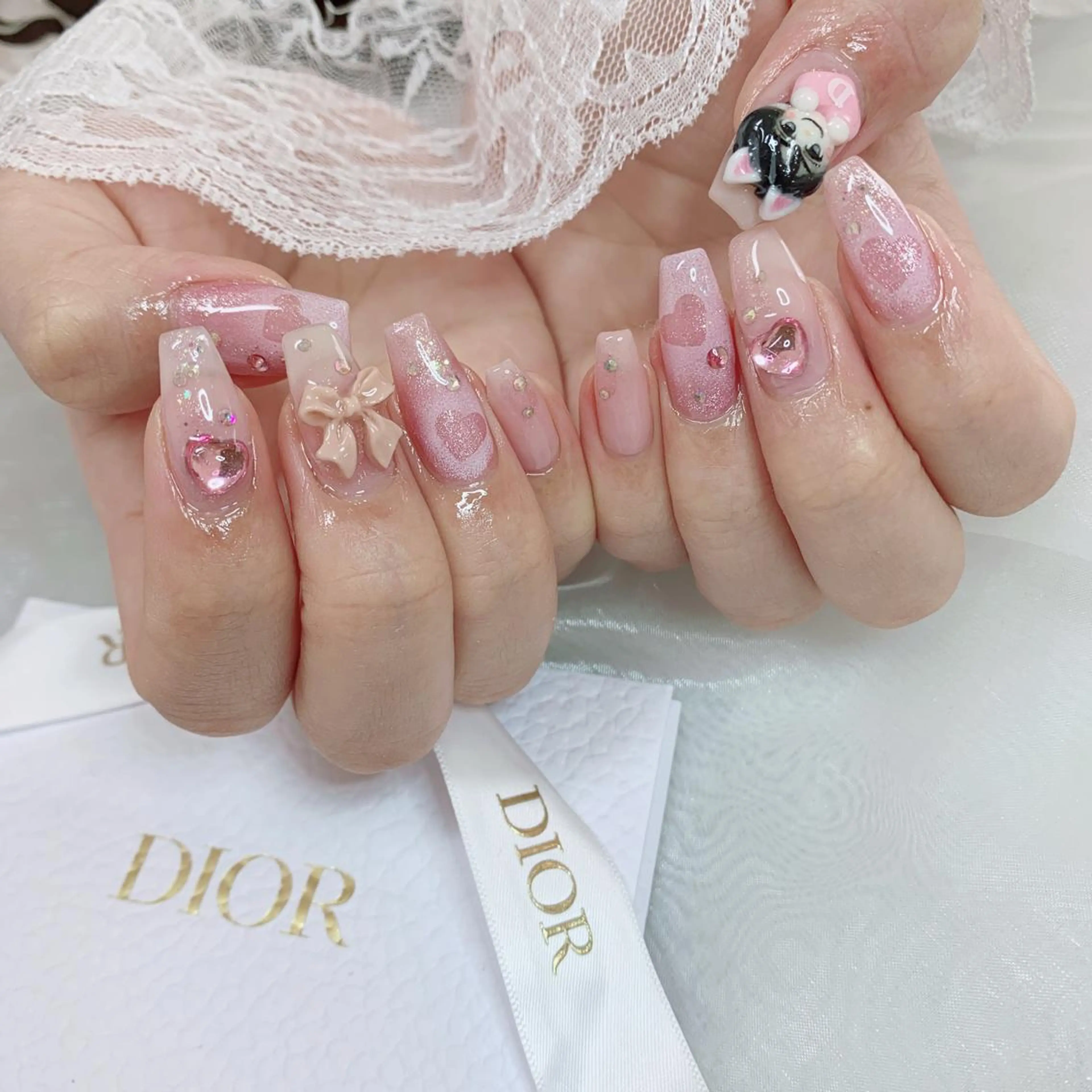 ネイル 持ち込み ハンドネイル La neige* yuki 🥯🍑のネイルデザイン