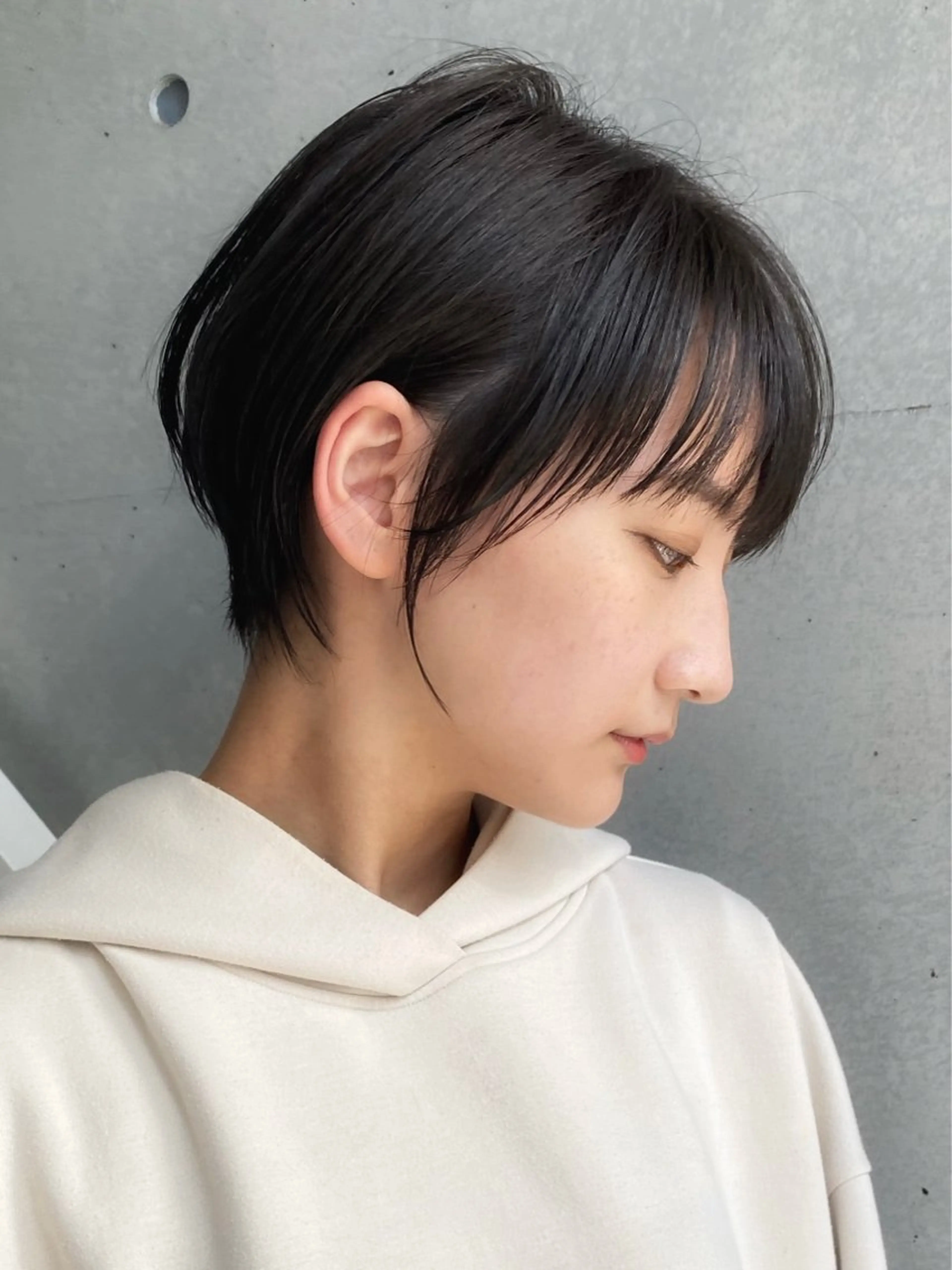 ショート カラー ショートボブ ボブ くびれヘア ショートヘア ショート/ハイライト /白髪ぼかし🌿松本のヘアスタイル