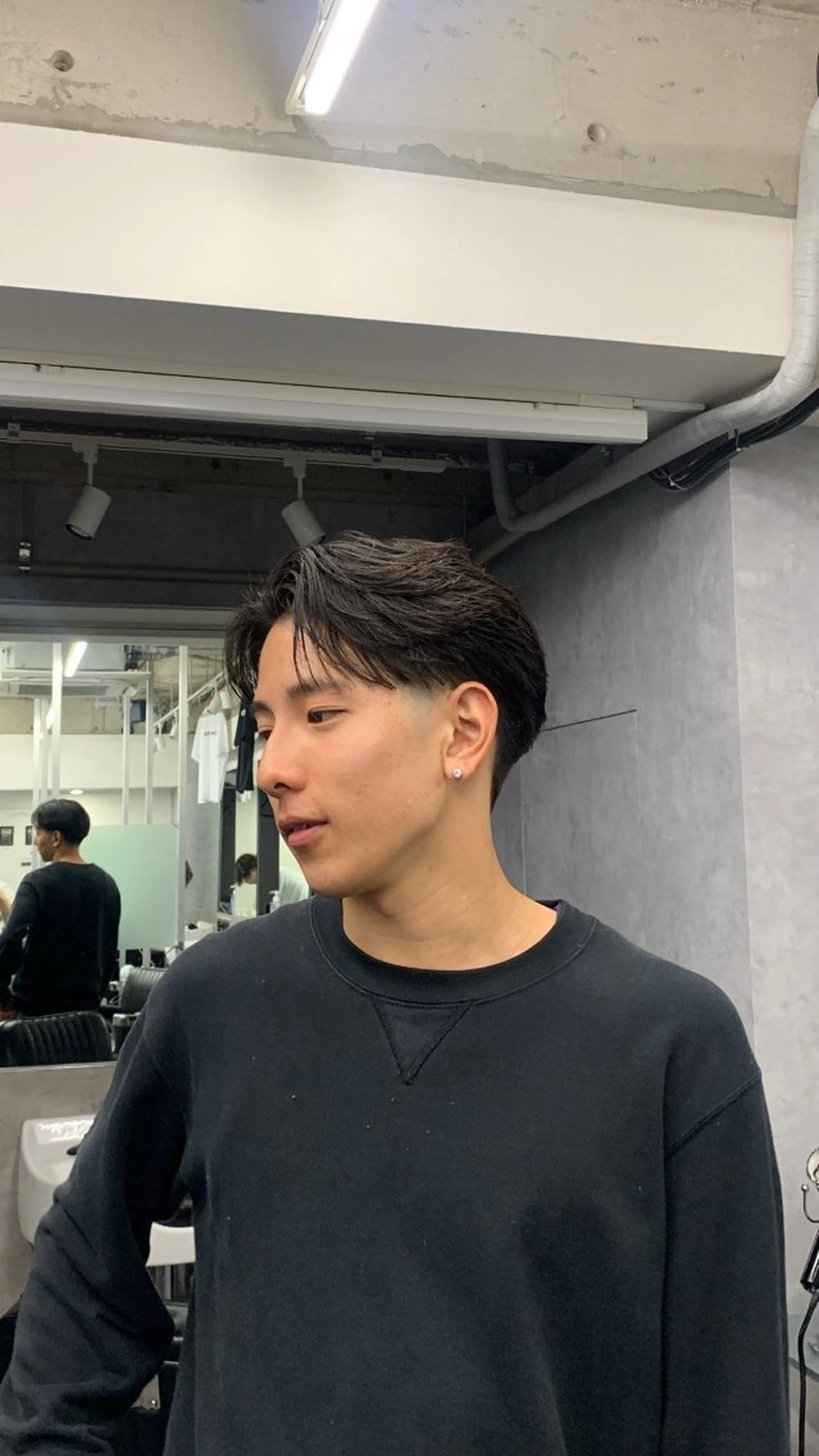 ミディアム パーマ メンズ 💈メンズ特化💈 barberコウヨウのヘアスタイル