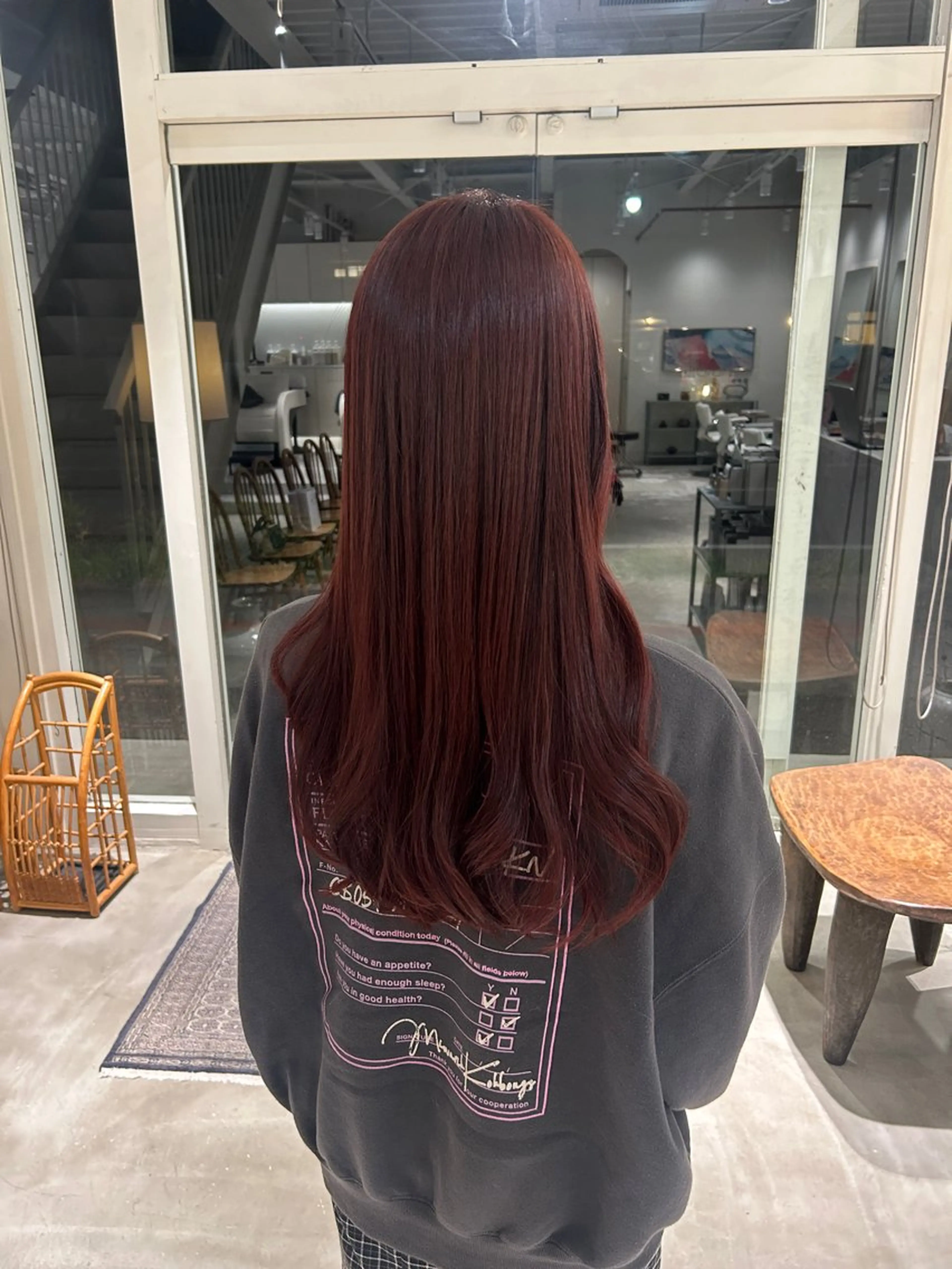 ロング カラー ヘアカラー 篠原 若奈のヘアスタイル