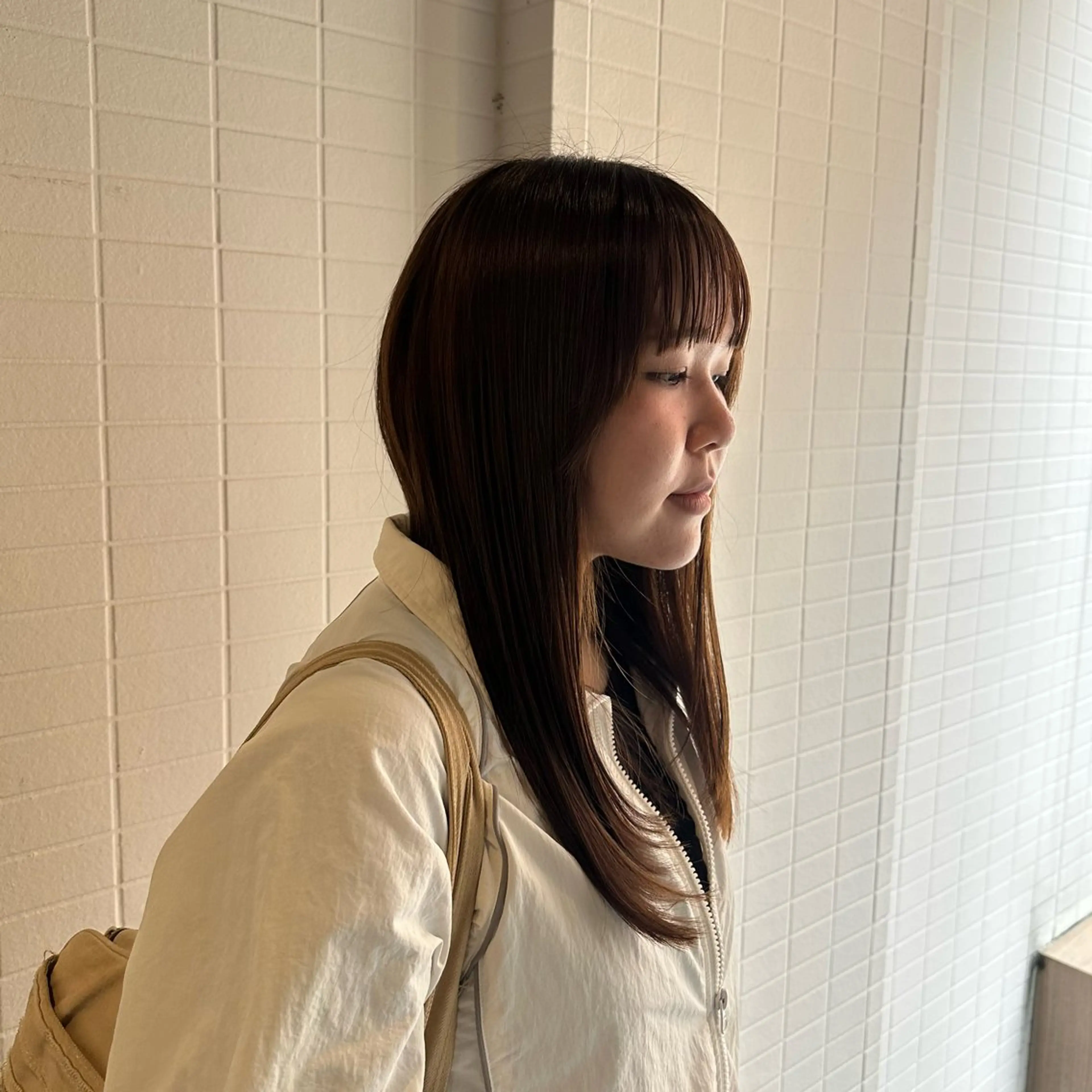 ミディアム レイヤーカット 優依 /カットモデル募集中のヘアスタイル