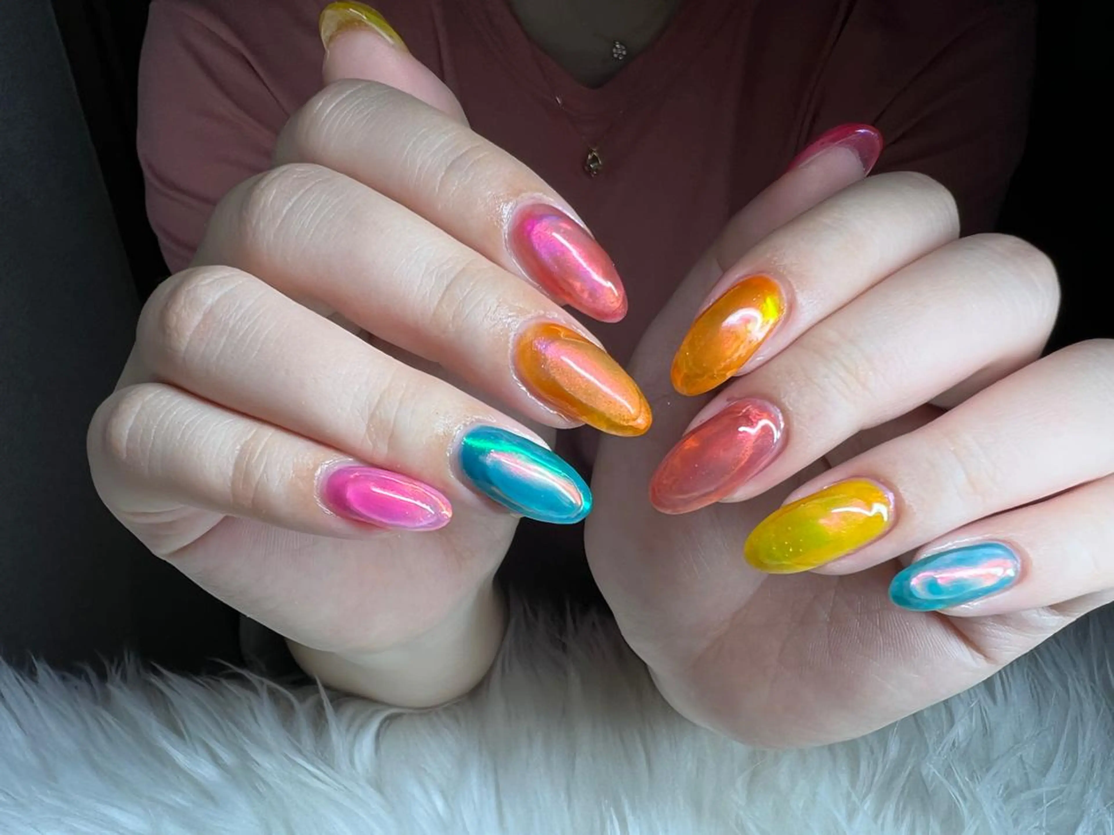 ネイル オーロラネイル soleil . Mashiroのその他イメージ