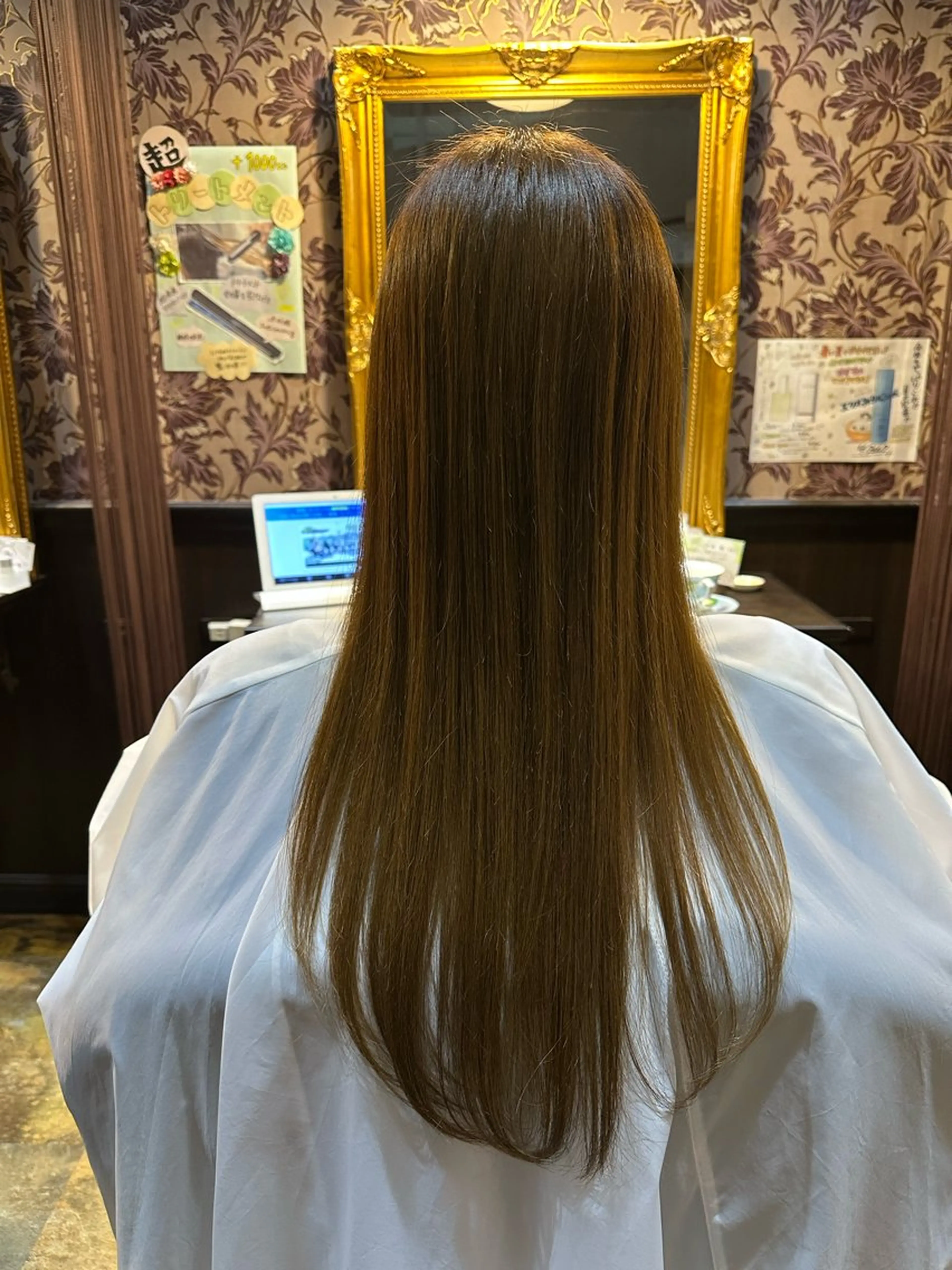 ストレートパーマ(全頭)の写真