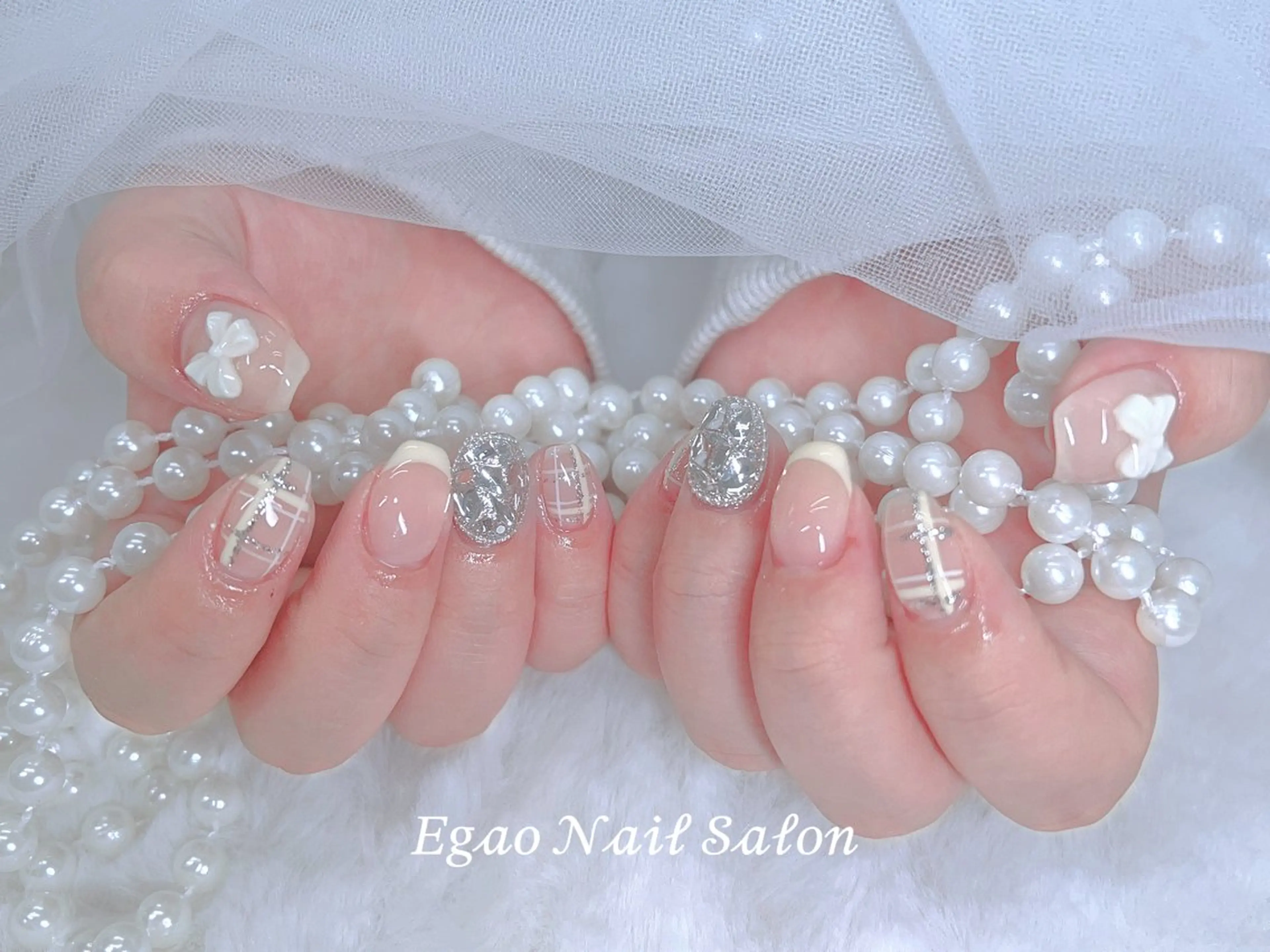 ネイル アートネイル フットネイル フレンチネイル ジェルネイル グラデーション ハンドネイル Egao Nail Salonのネイルデザイン