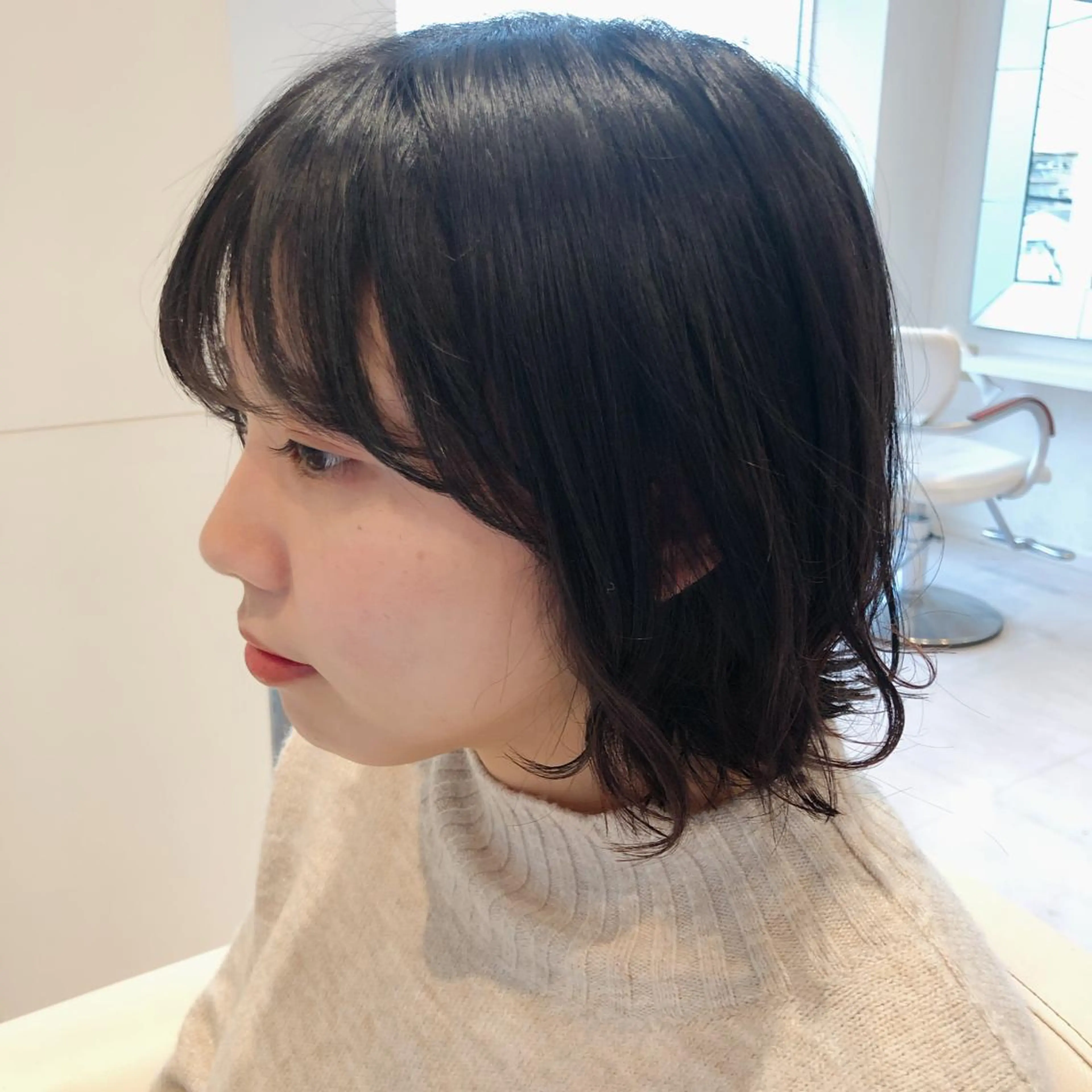 ミディアム タンバルモリ ヤマモト マイのヘアスタイル