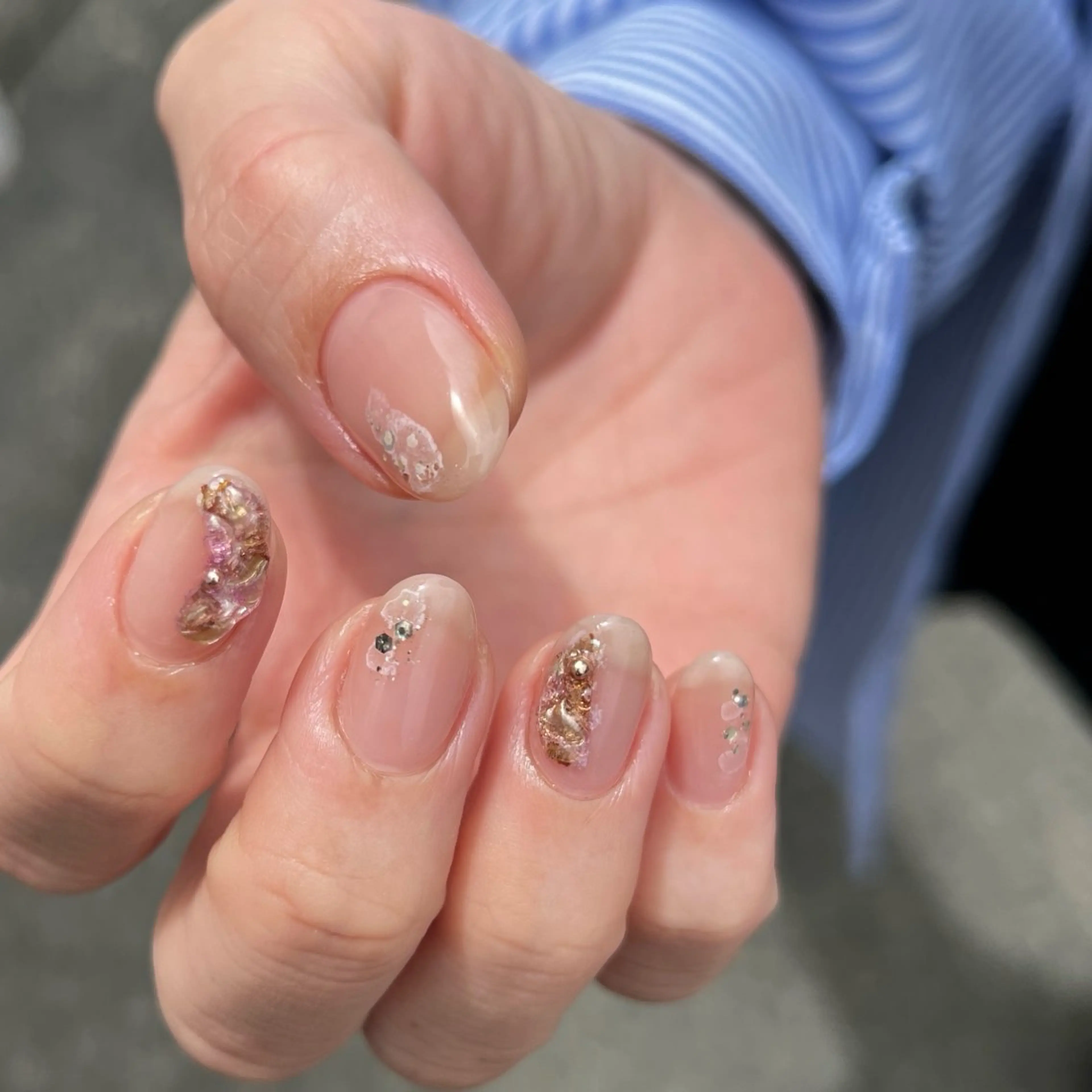 ネイル ハンドネイル ハンドケア Ri.nail オクマトモカのネイルデザイン