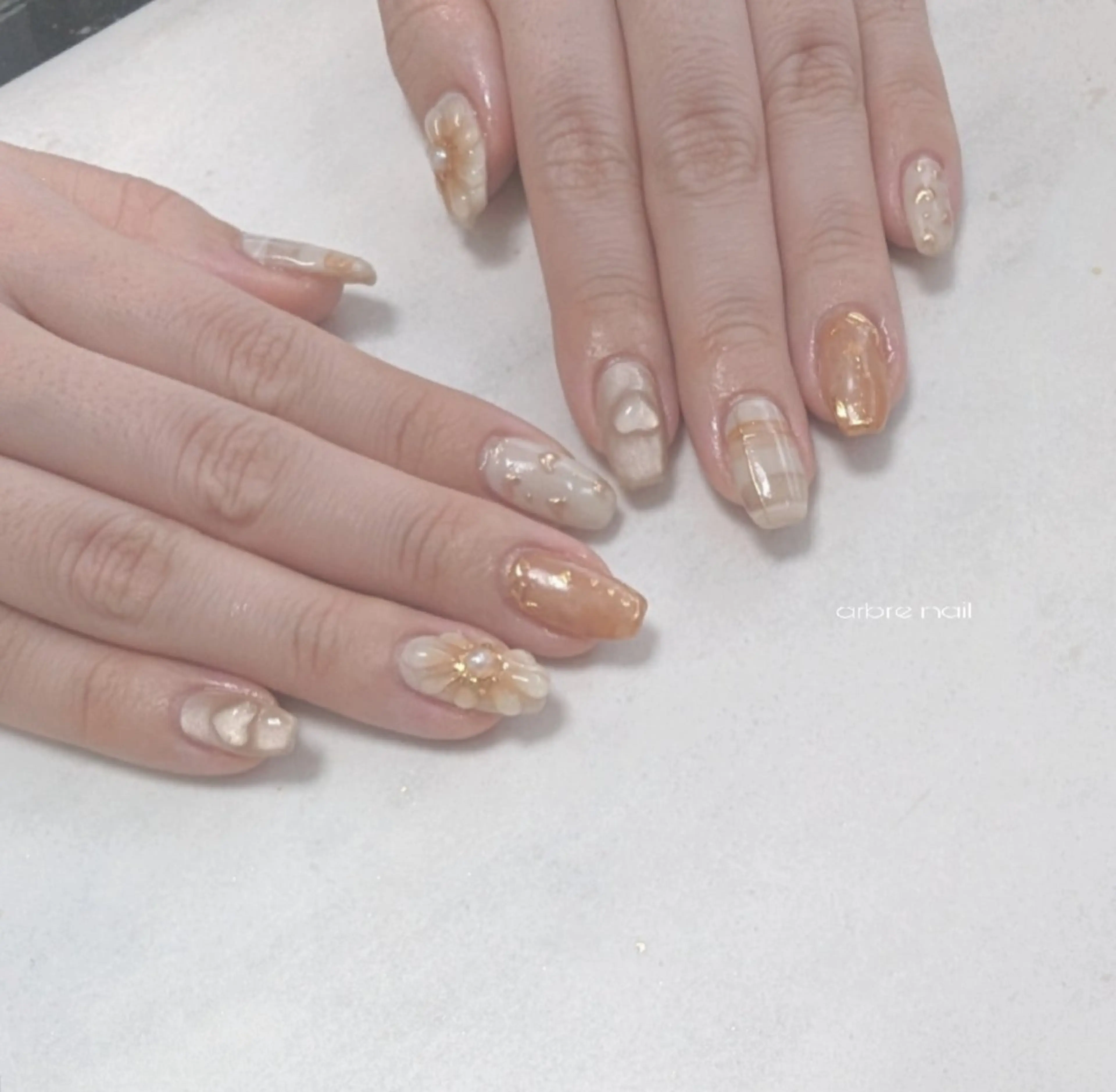 ネイル *arbre nail*.アーブルネイル所属・✯.。 arbre nail 。✯.のネイルデザイン