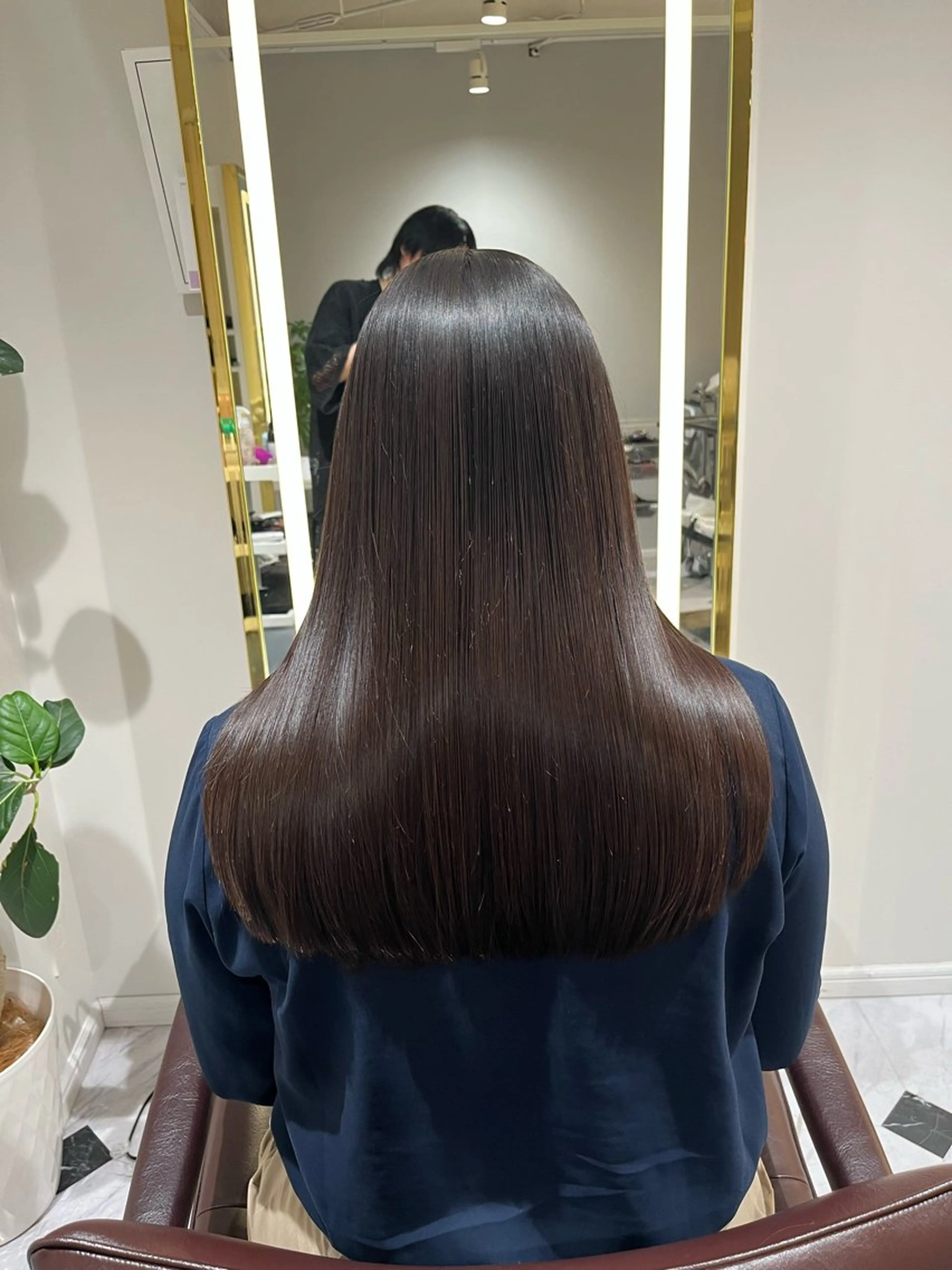 ロング カット 縮毛矯正 髪質改善･縮毛矯正 特化･ユウシンのヘアスタイル